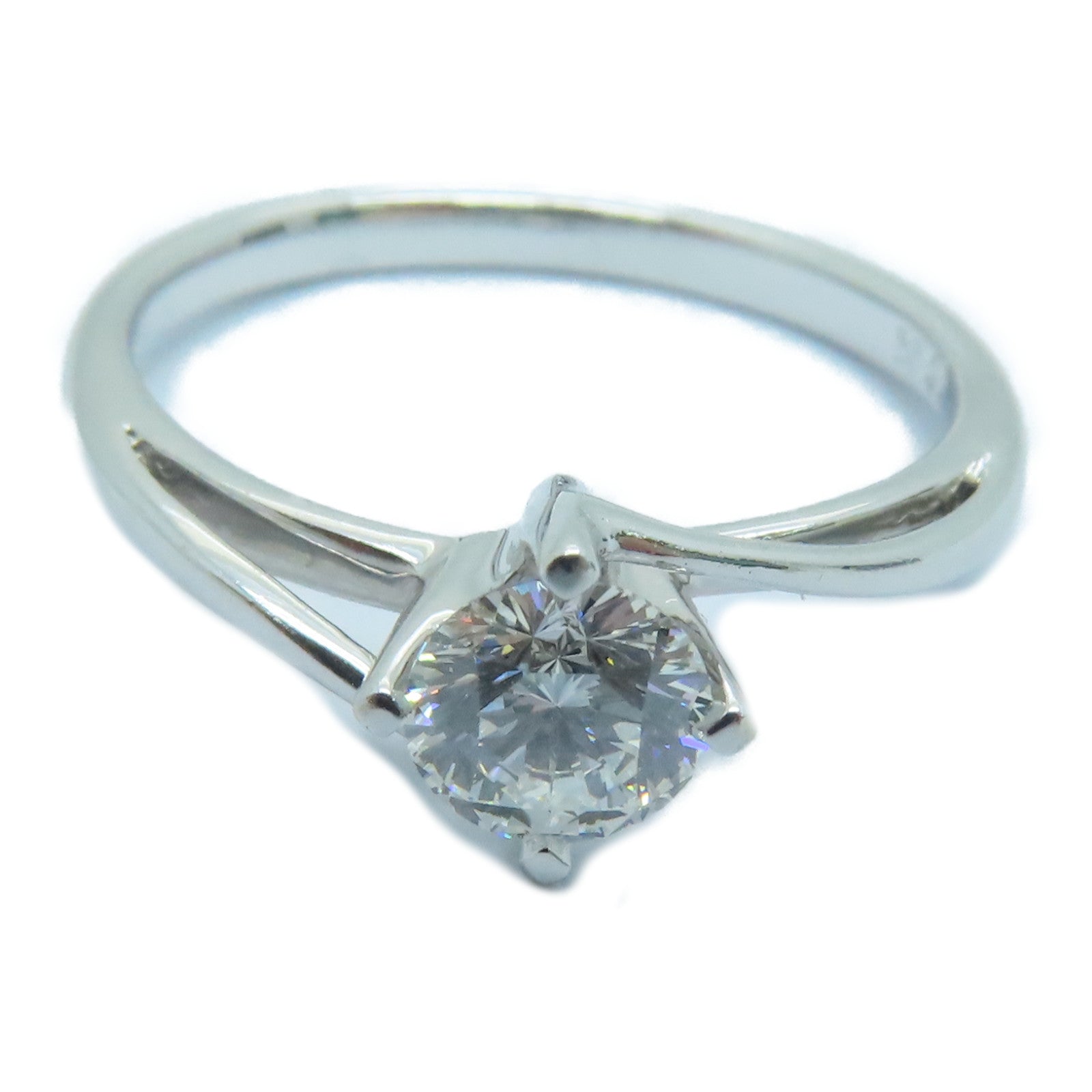 JEWELRY [Sharp Discount] 18K White Gold Diamond Ring US#5.25