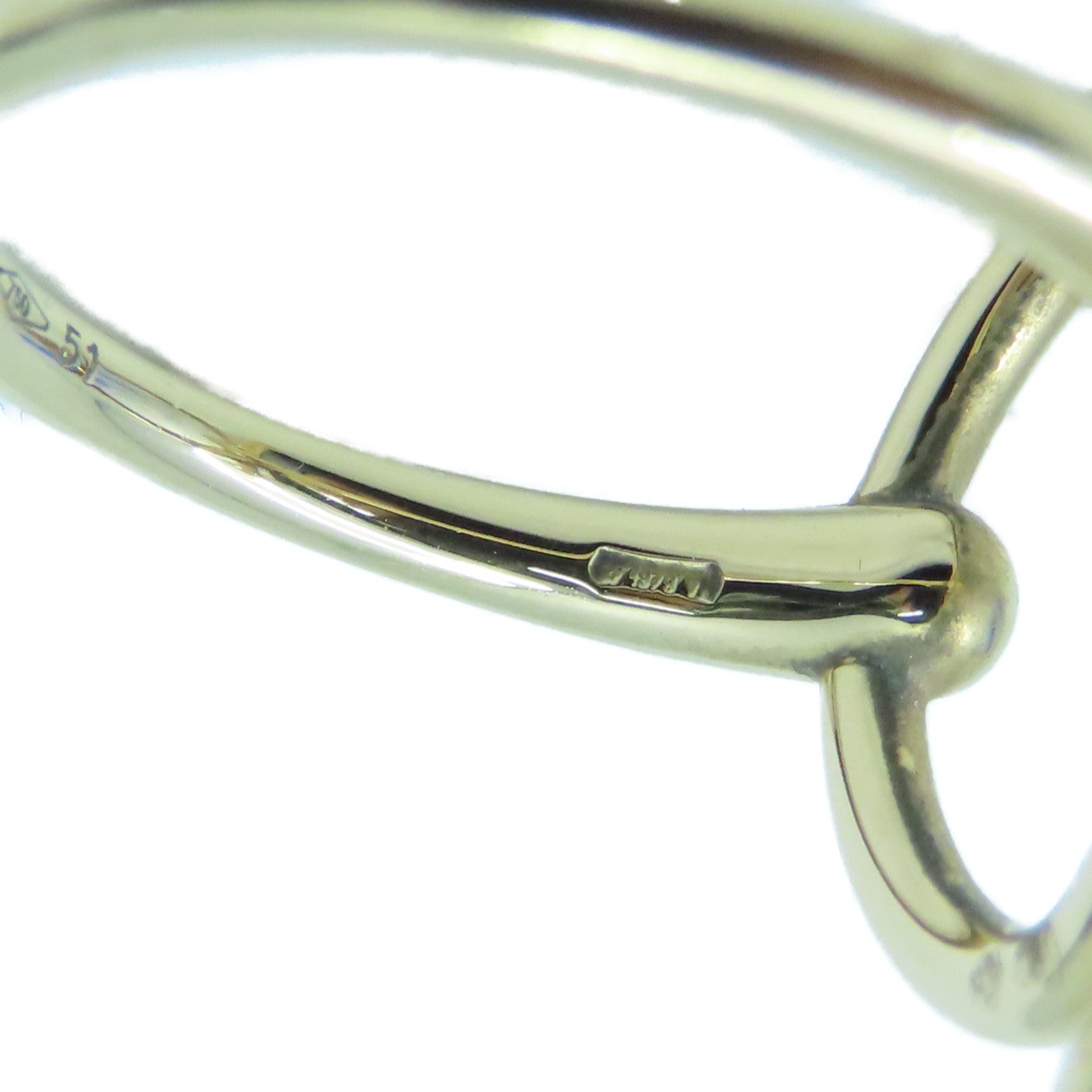 HERMES 18K玫瑰金Filet d'Or Ring戒指#51 /US#5.75