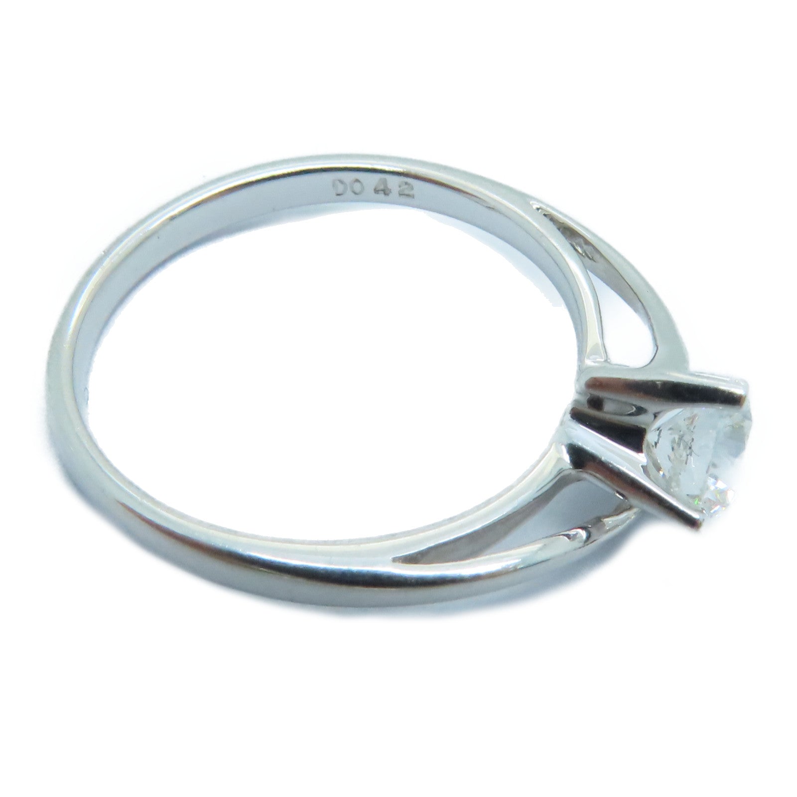 JEWELRY [Sharp Discount] 18K White Gold Diamond Ring US#5.25
