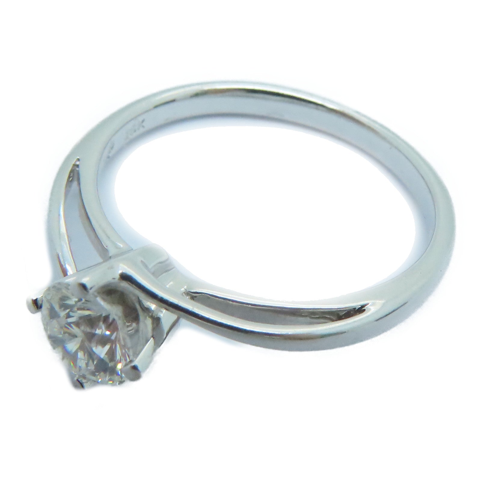 JEWELRY [Sharp Discount] 18K White Gold Diamond Ring US#5.25