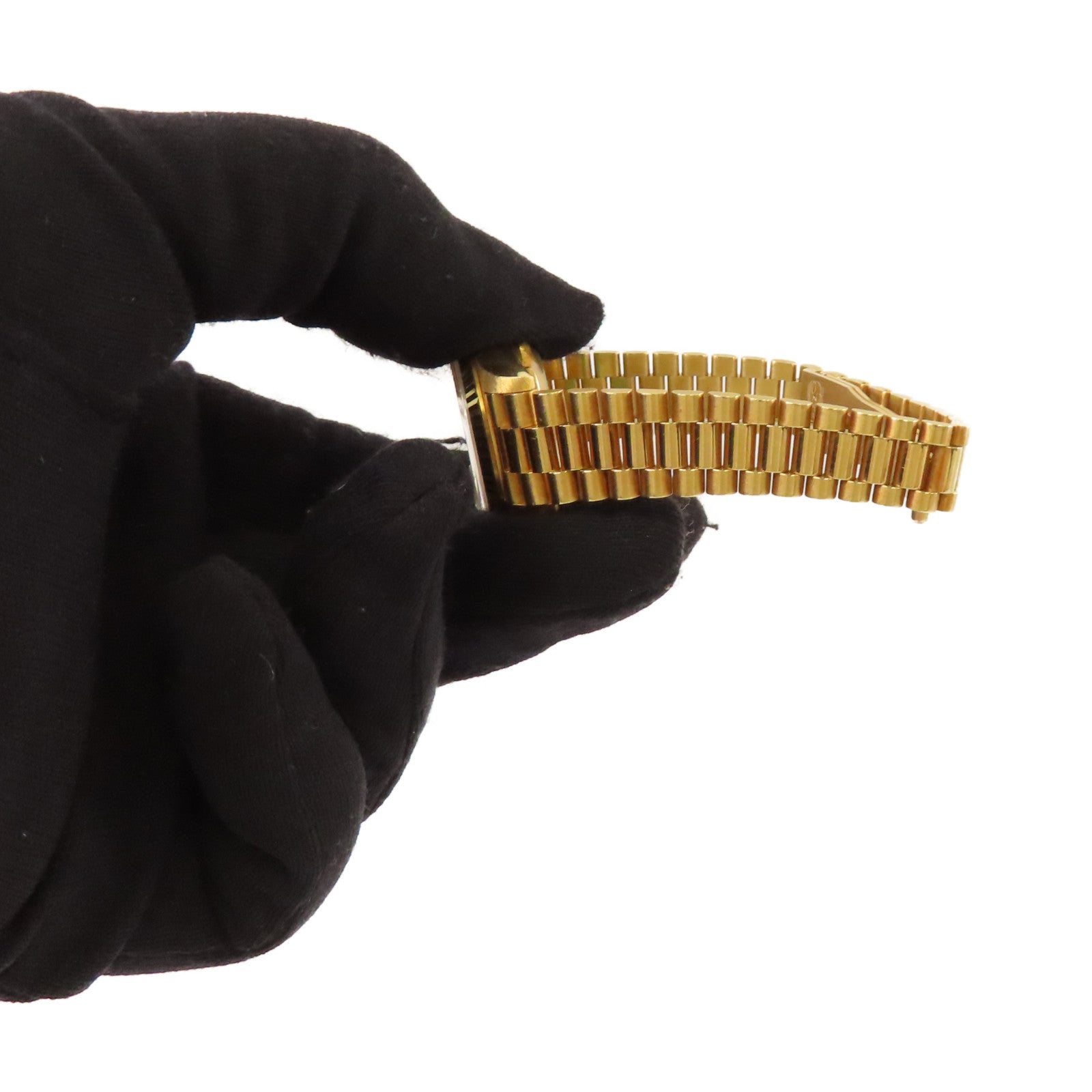 ROLEX Datejust Watch 18K黃金自動機芯手錶金色