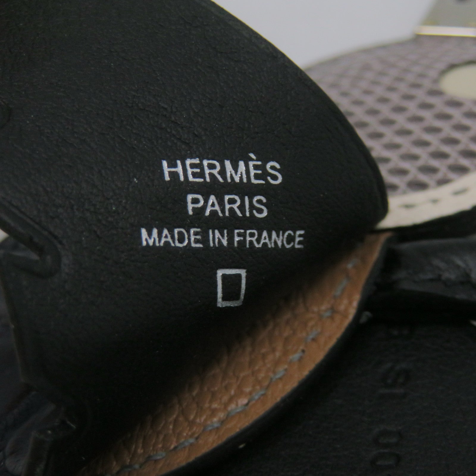 HERMES 鱷魚皮革/蜥蝪皮革Birdy Charm掛飾黑色/啡色