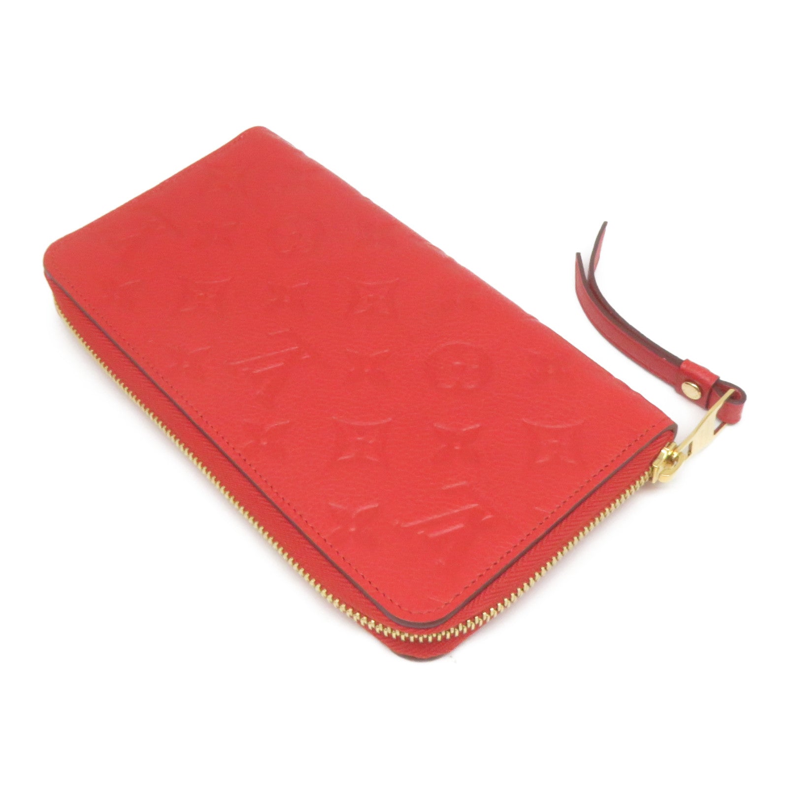 LOUIS VUITTON 【激減優惠】Monogram Empreinte Long Wallet金扣長錢包紅色