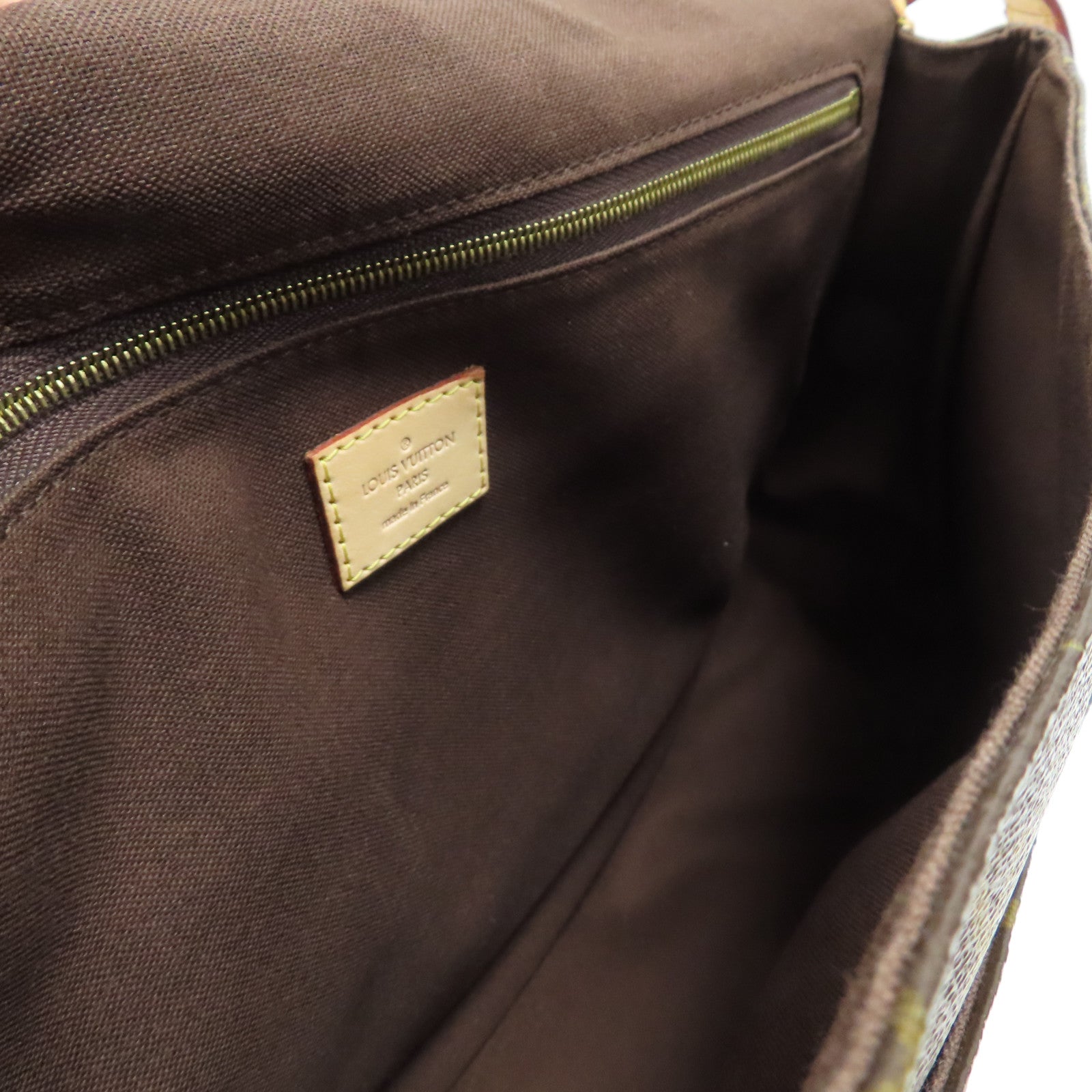 LOUIS VUITTON Monogram Menilmontant MM金扣肩背袋啡色