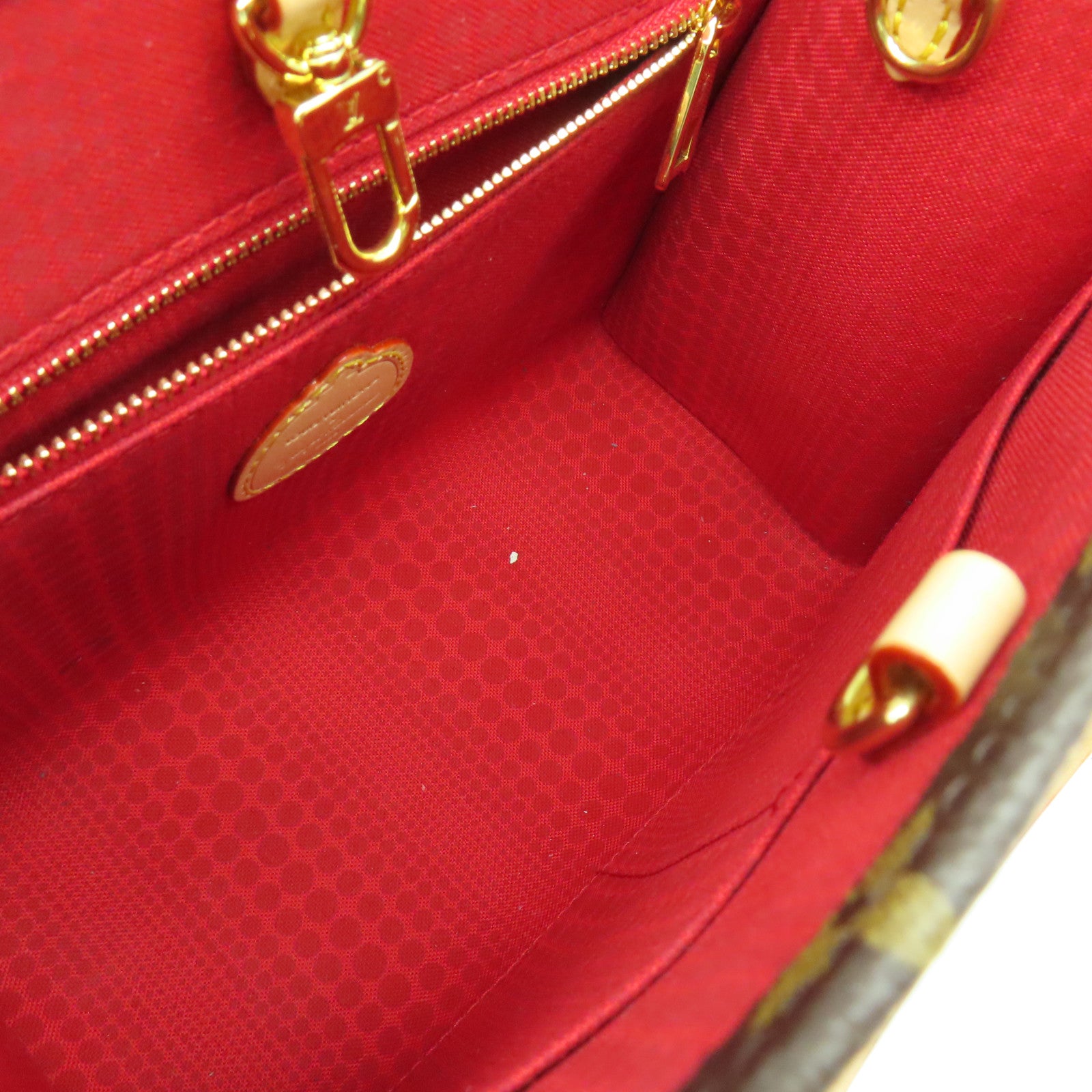 LOUIS VUITTON Monogram LV x YK On The Go PM金扣手挽肩背兩用啡色袋