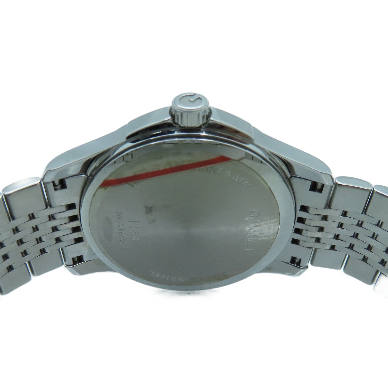 GUCCI Gucci G-Timeless Stainless Steel Watch Automatic Movement Silver