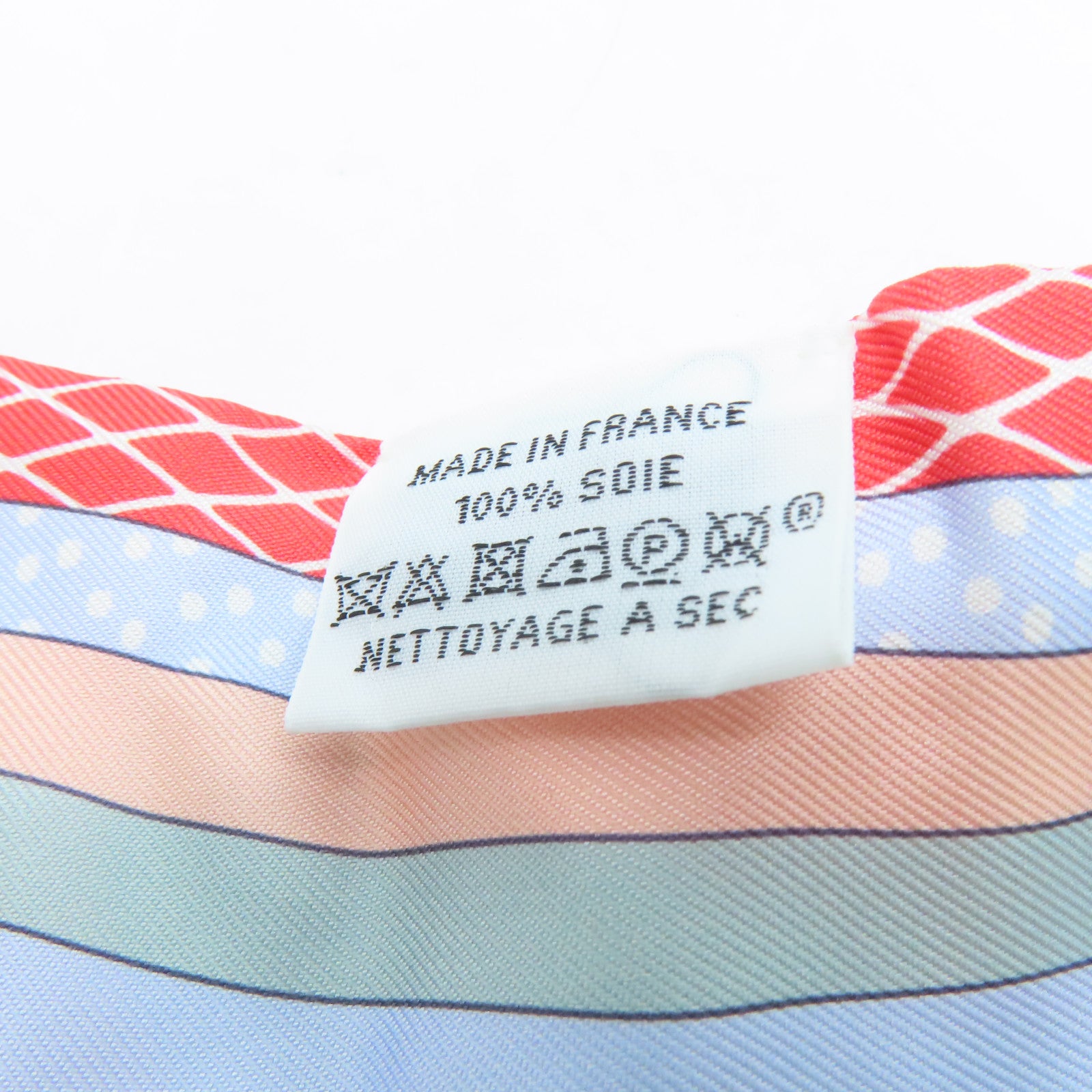 HERMES 絲質Twilly絲巾彩色