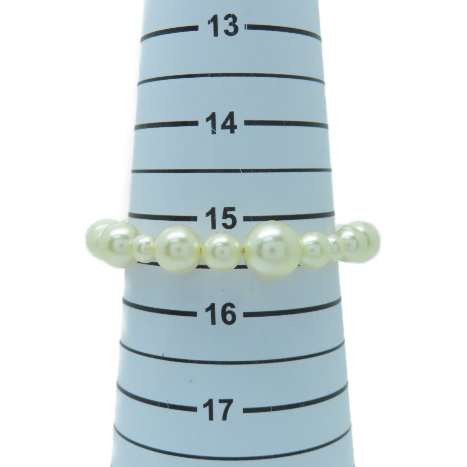 CHANEL 仿珍珠/金屬Bracelet金扣手鏈金色