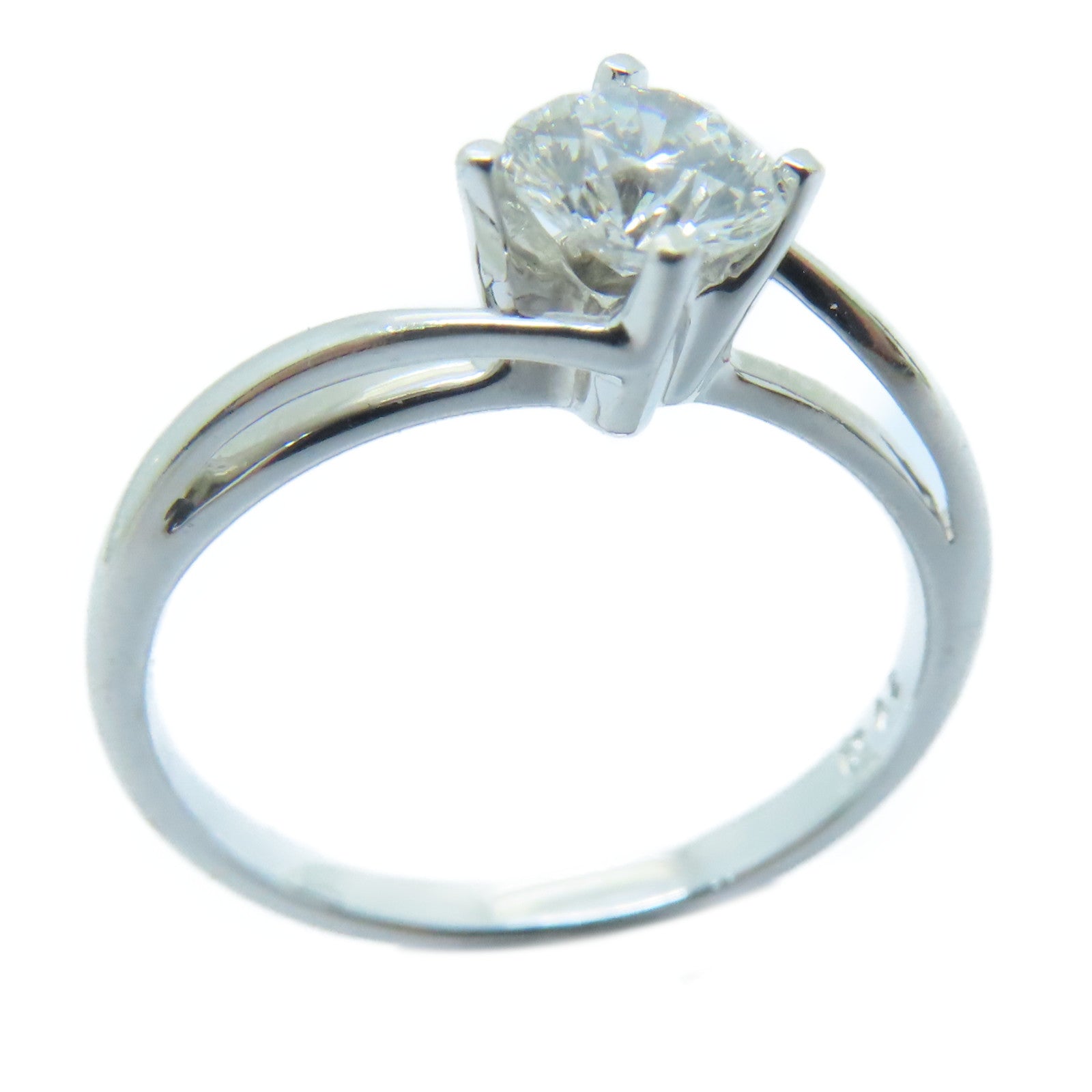 JEWELRY [Sharp Discount] 18K White Gold Diamond Ring US#5.25
