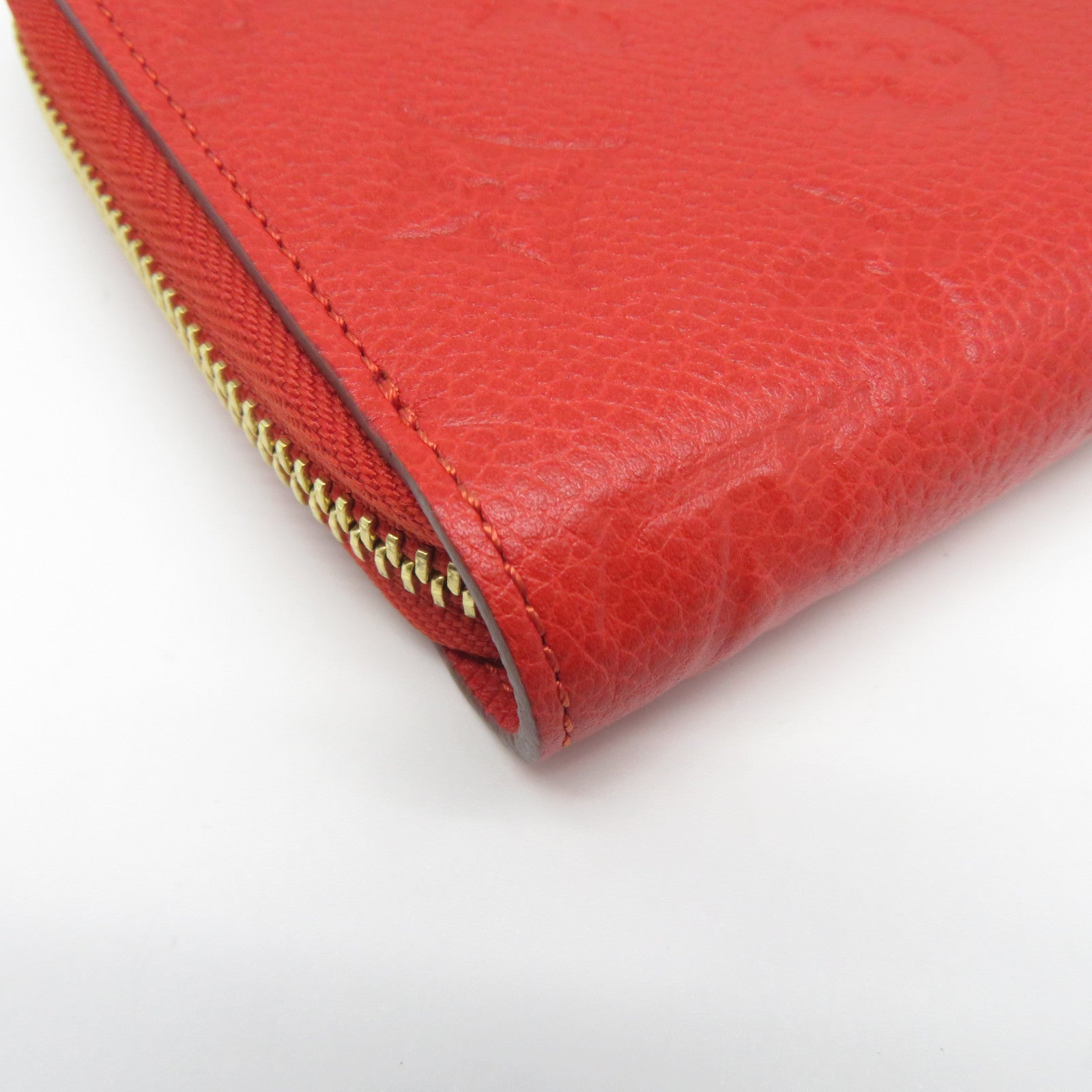LOUIS VUITTON 【激減優惠】Monogram Empreinte Long Wallet金扣長錢包紅色