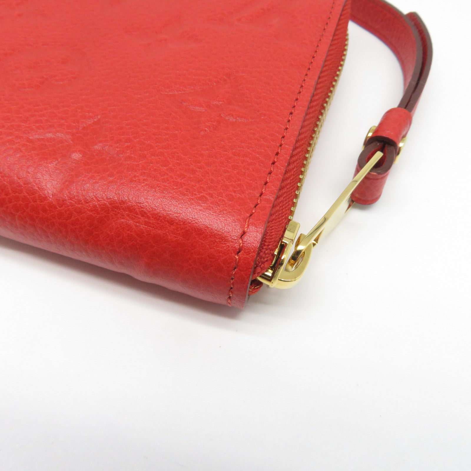 LOUIS VUITTON 【激減優惠】Monogram Empreinte Long Wallet金扣長錢包紅色