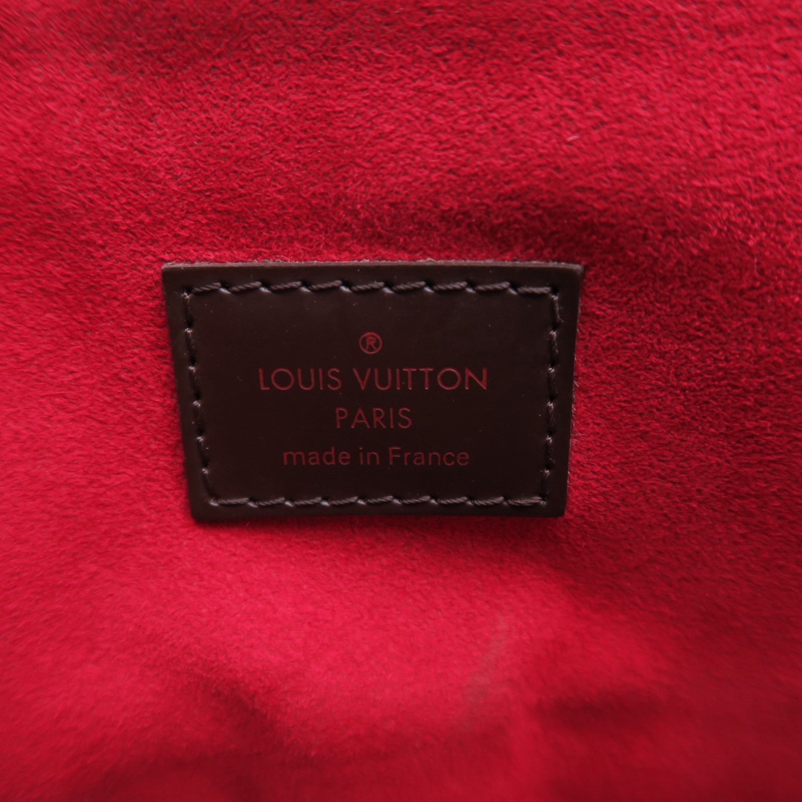 LOUIS VUITTON Damier Trevi PM金扣手挽肩背兩用袋啡色