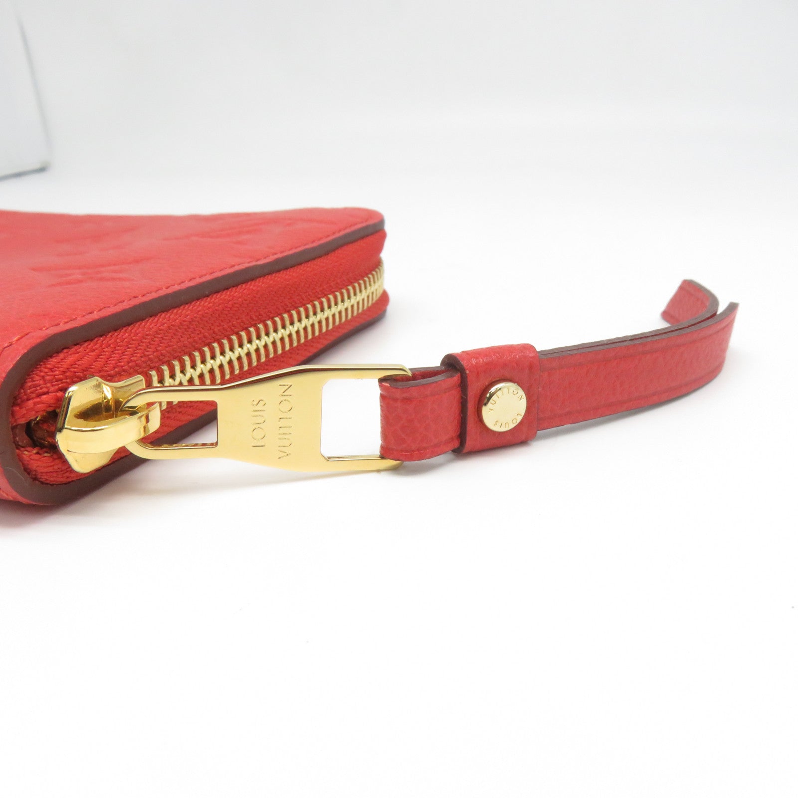 LOUIS VUITTON 【激減優惠】Monogram Empreinte Long Wallet金扣長錢包紅色
