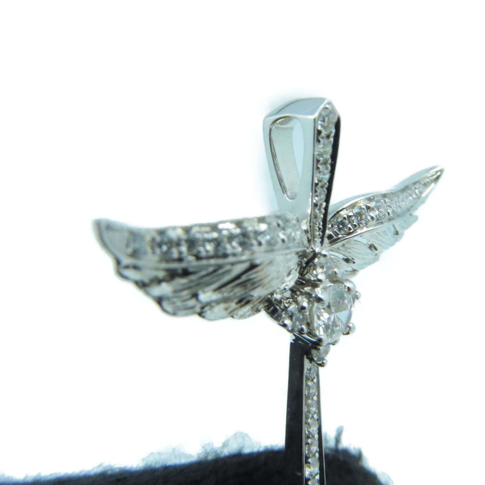 JEWELRY 18K白金Diamond Pendant Top 0.15ct/0.39ct鑽石吊墜