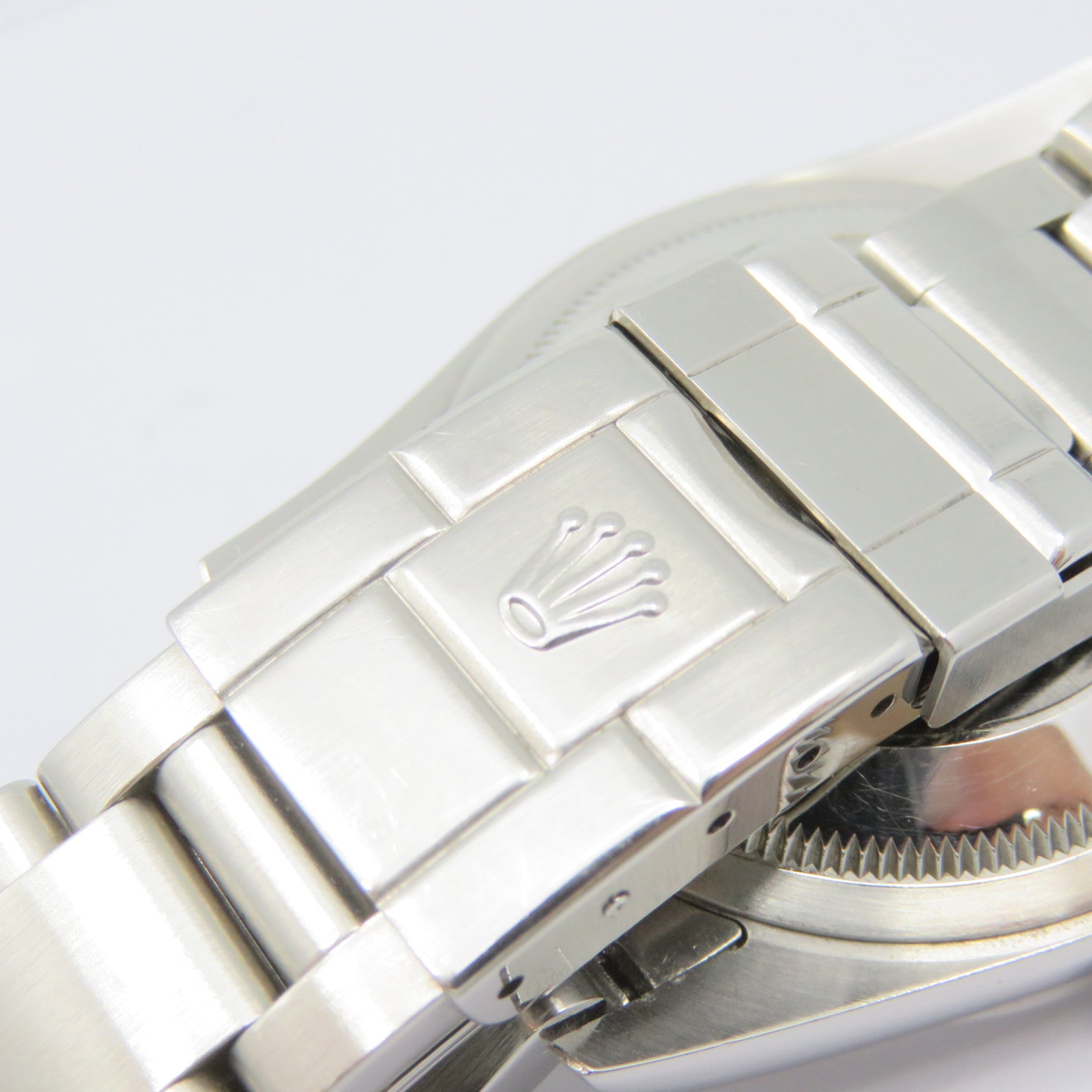 ROLEX ExplorerⅠWatch不鏽鋼自動機芯手錶黑色/銀色