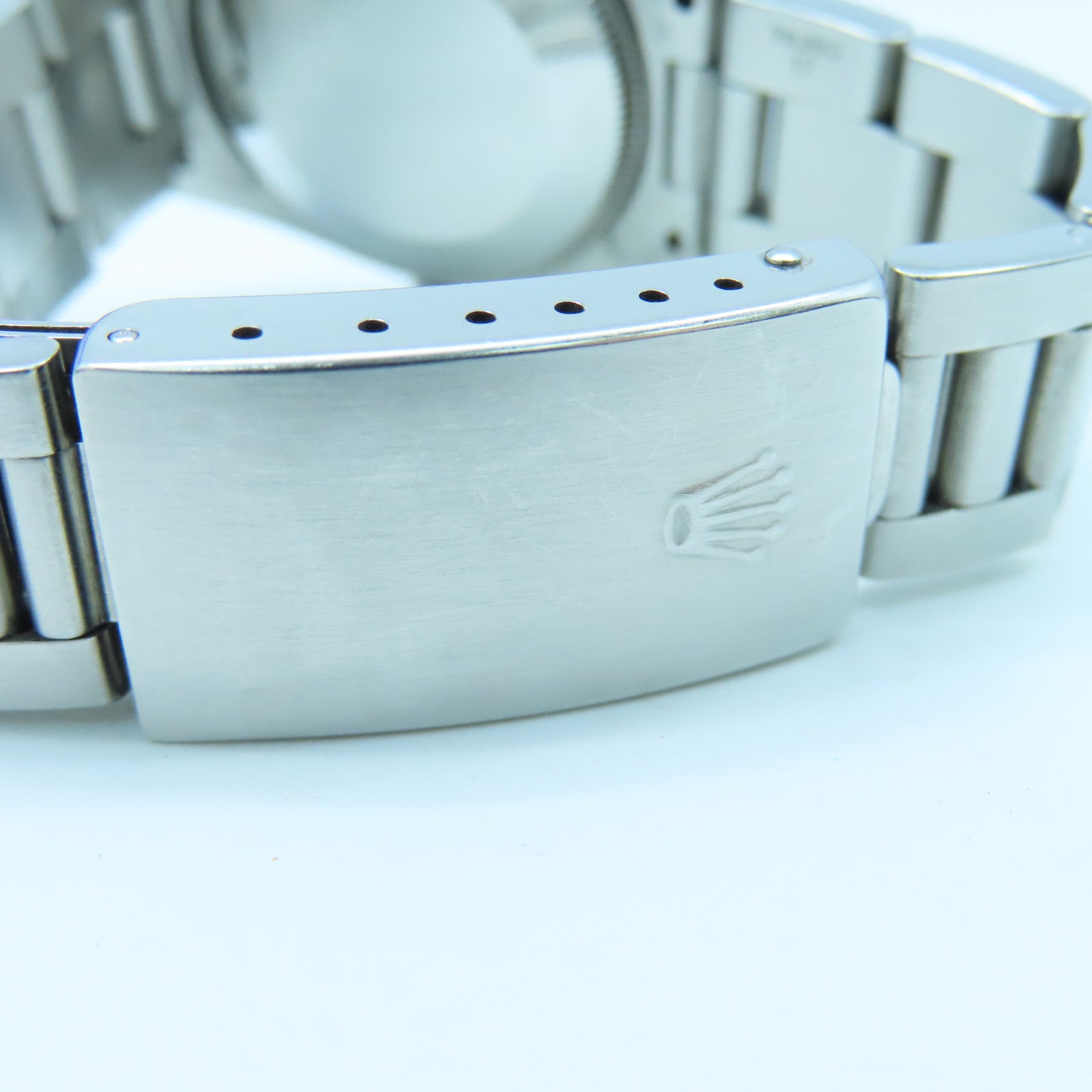 ROLEX Oyster Perpetual不锈钢手表自动机芯黑色