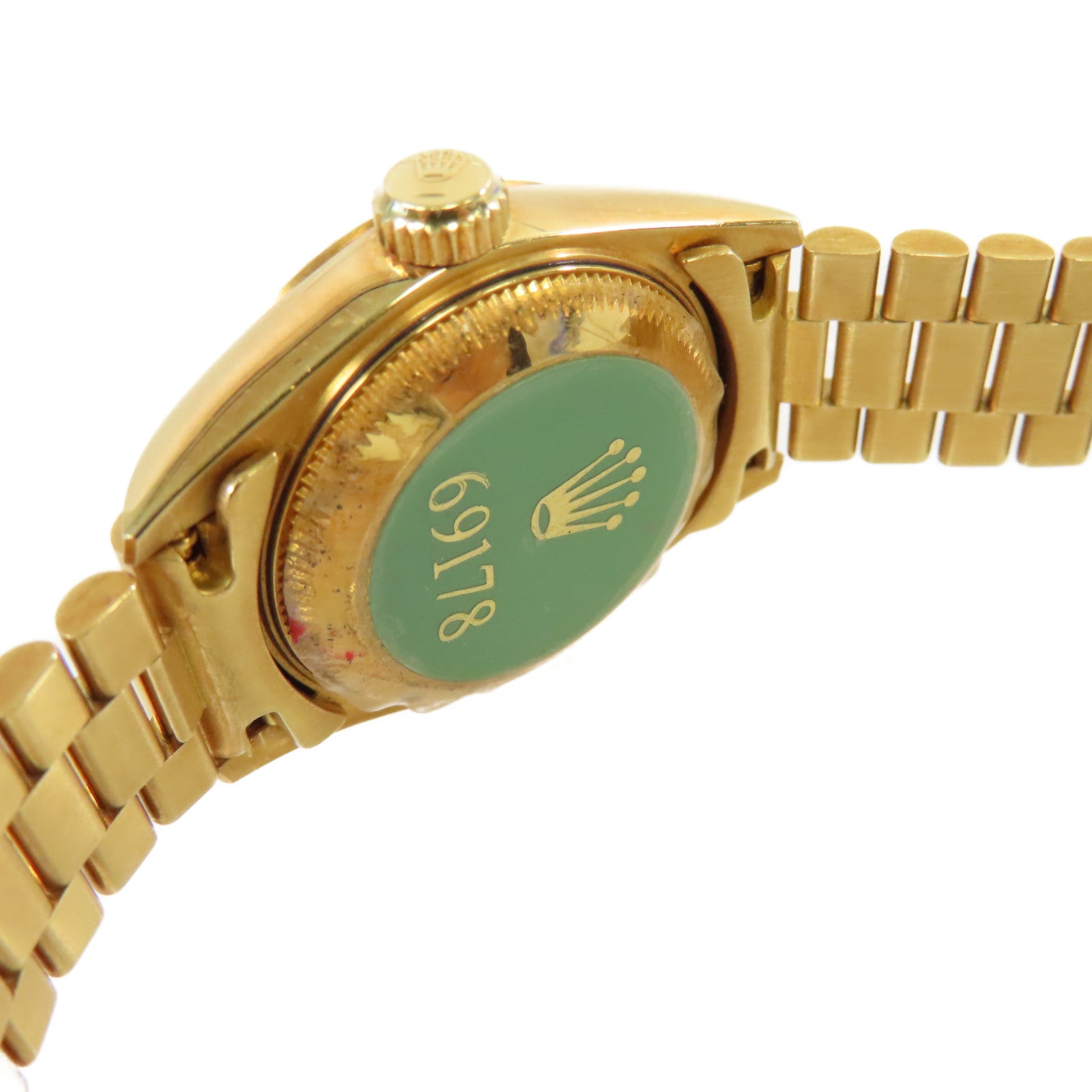 ROLEX Datejust Watch 18K黃金自動機芯手錶金色