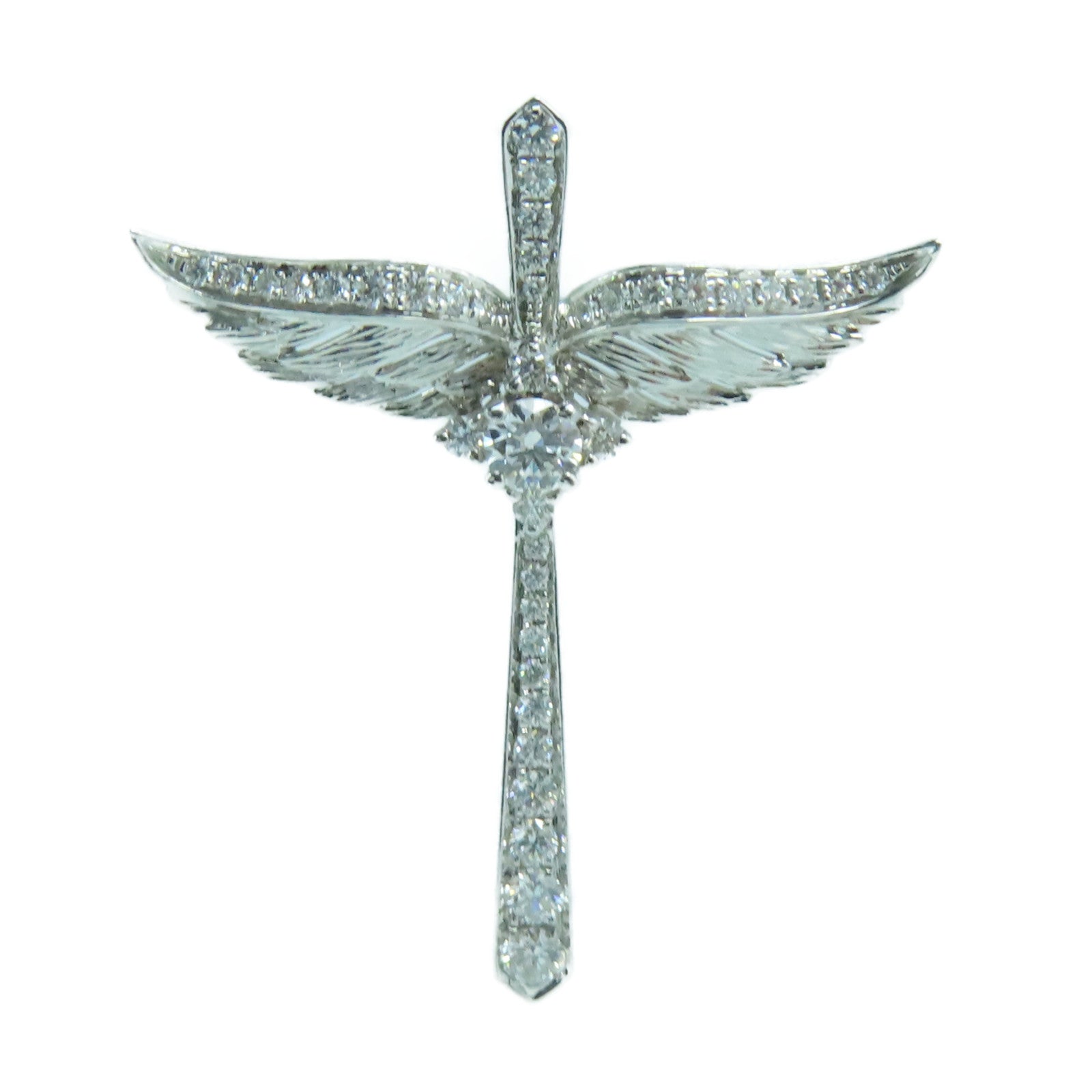 JEWELRY 18K白金Diamond Pendant Top 0.15ct/0.39ct鑽石吊墜