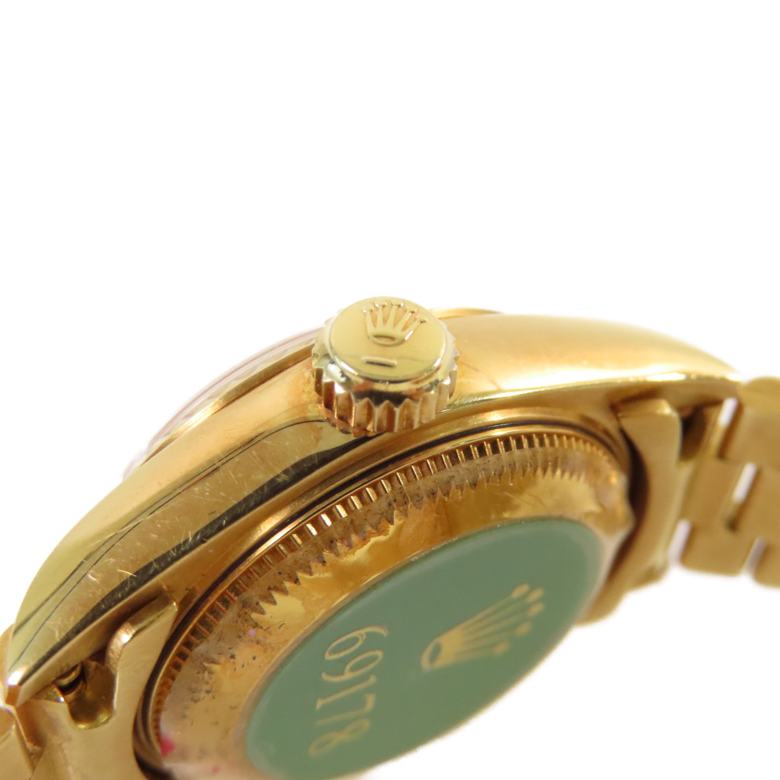 ROLEX Datejust Watch 18K黃金自動機芯手錶金色