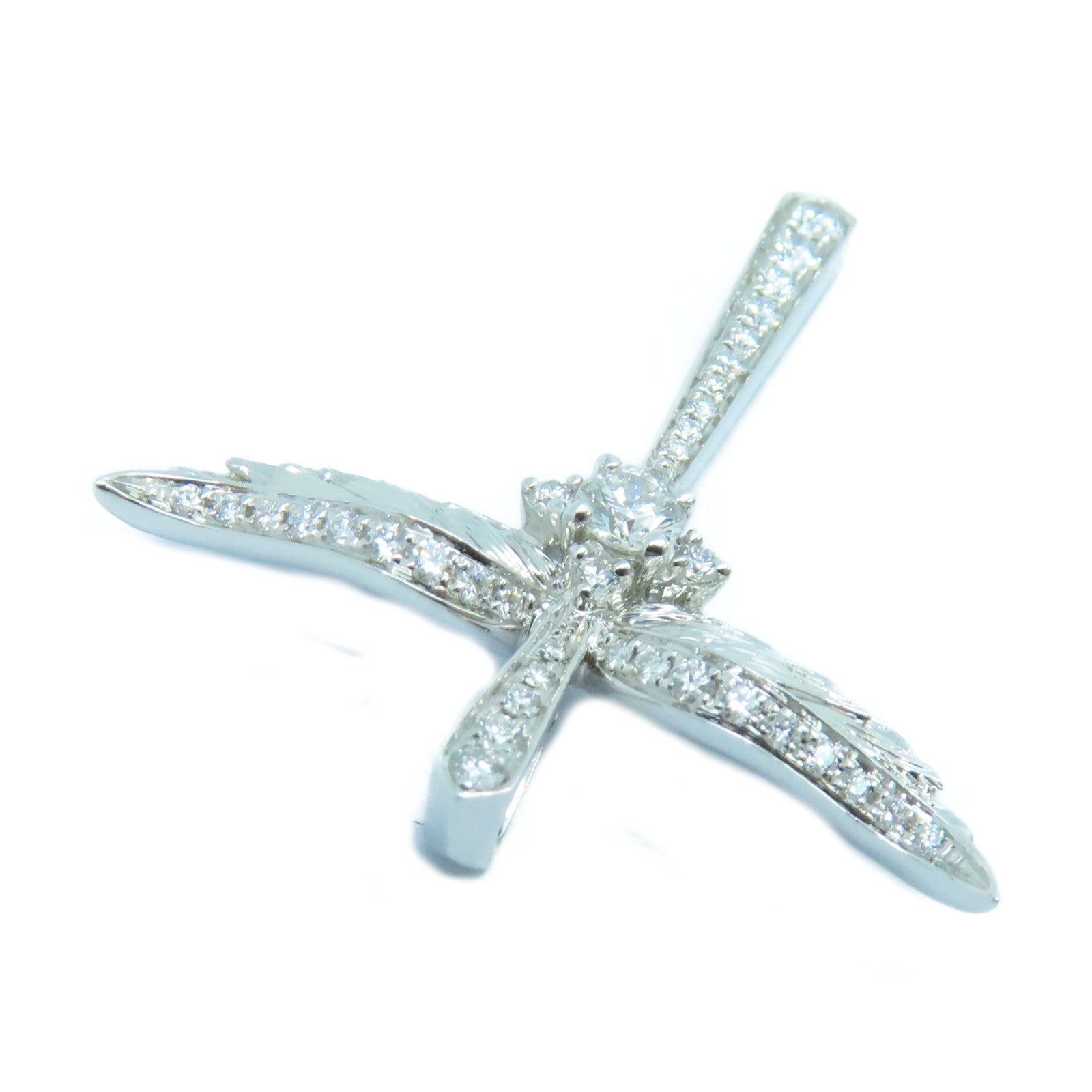 JEWELRY 18K白金Diamond Pendant Top 0.15ct/0.39ct鑽石吊墜
