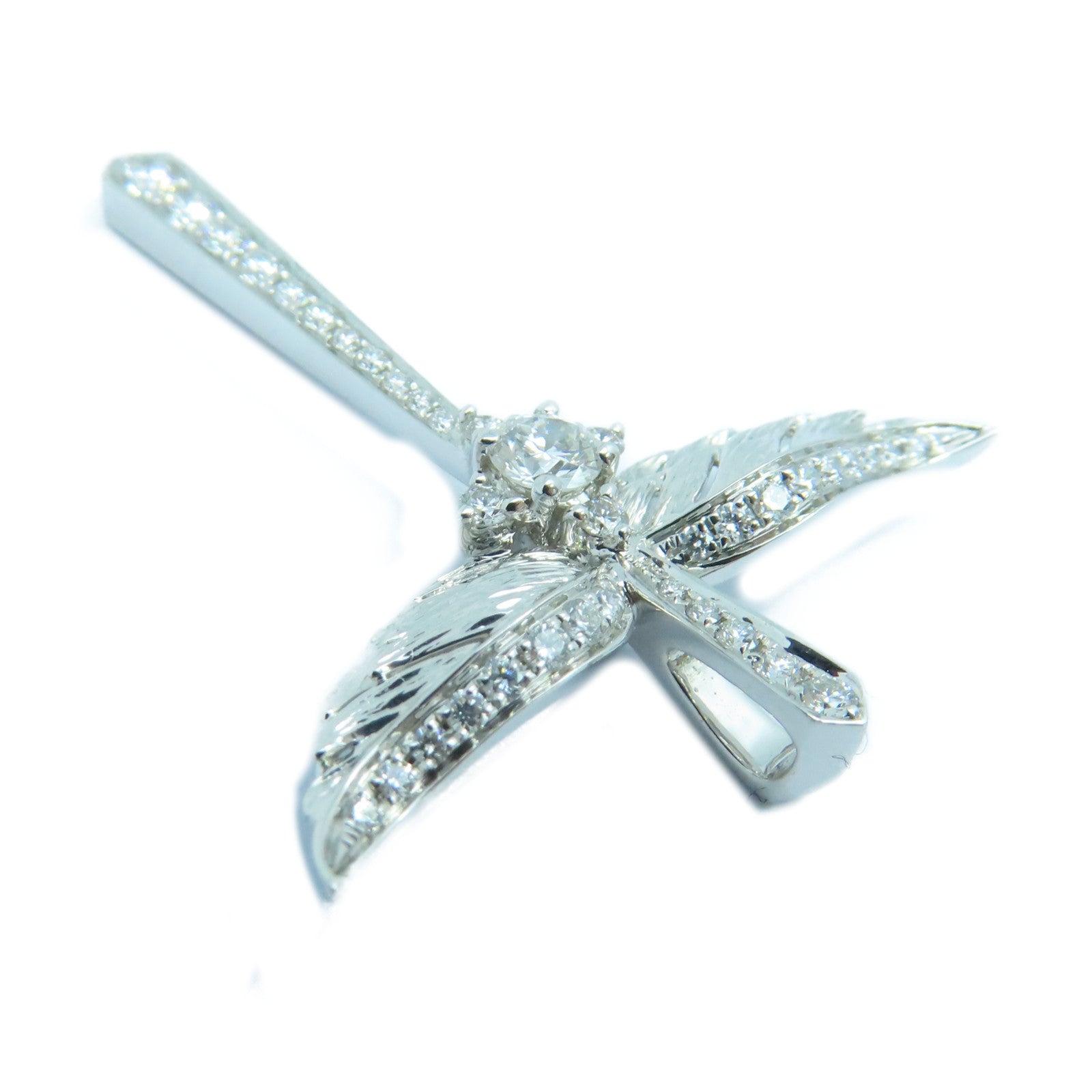 JEWELRY 18K白金Diamond Pendant Top 0.15ct/0.39ct鑽石吊墜