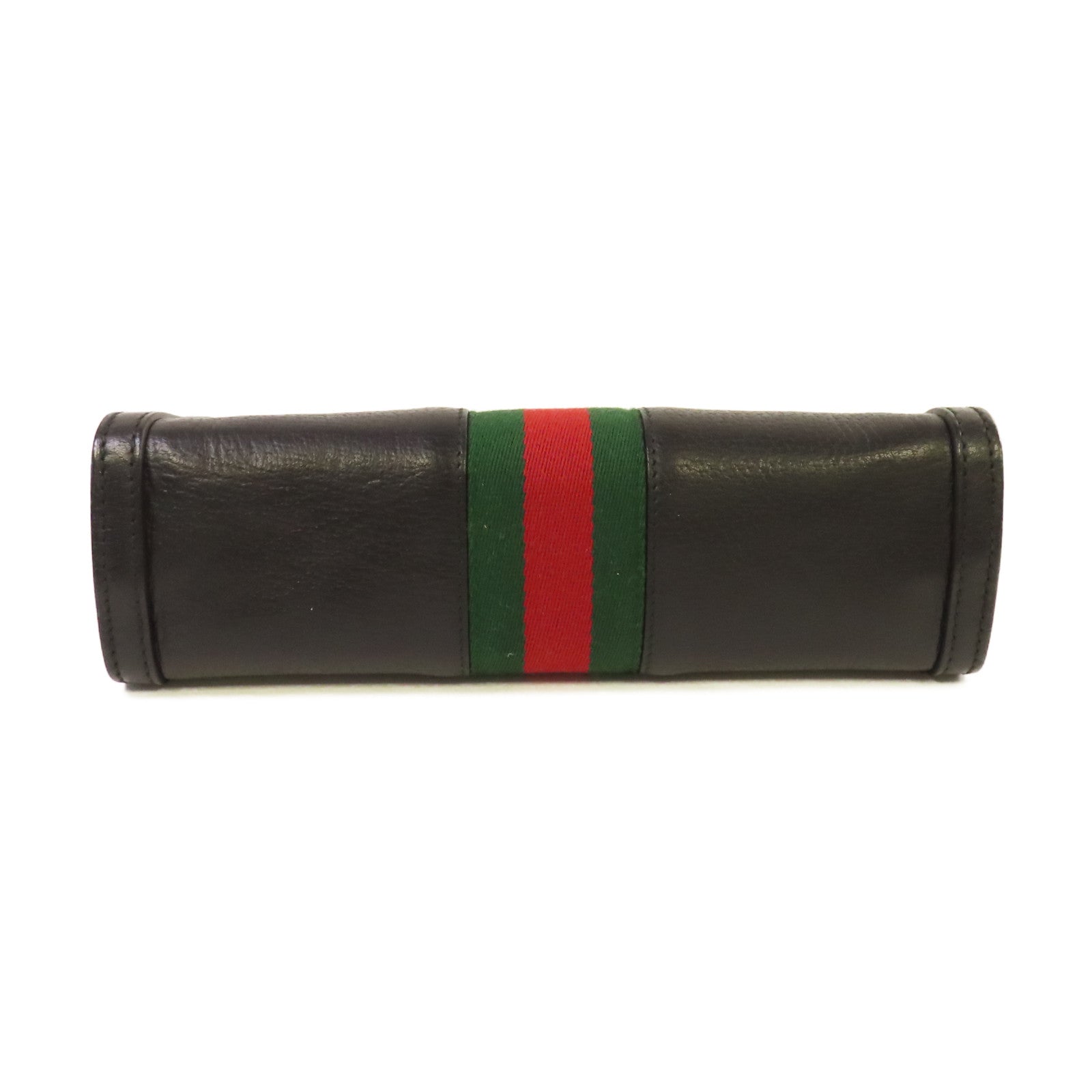 GUCCI 牛皮皮革Ophidia GG Shoulder Bag鏈帶肩背袋黑色