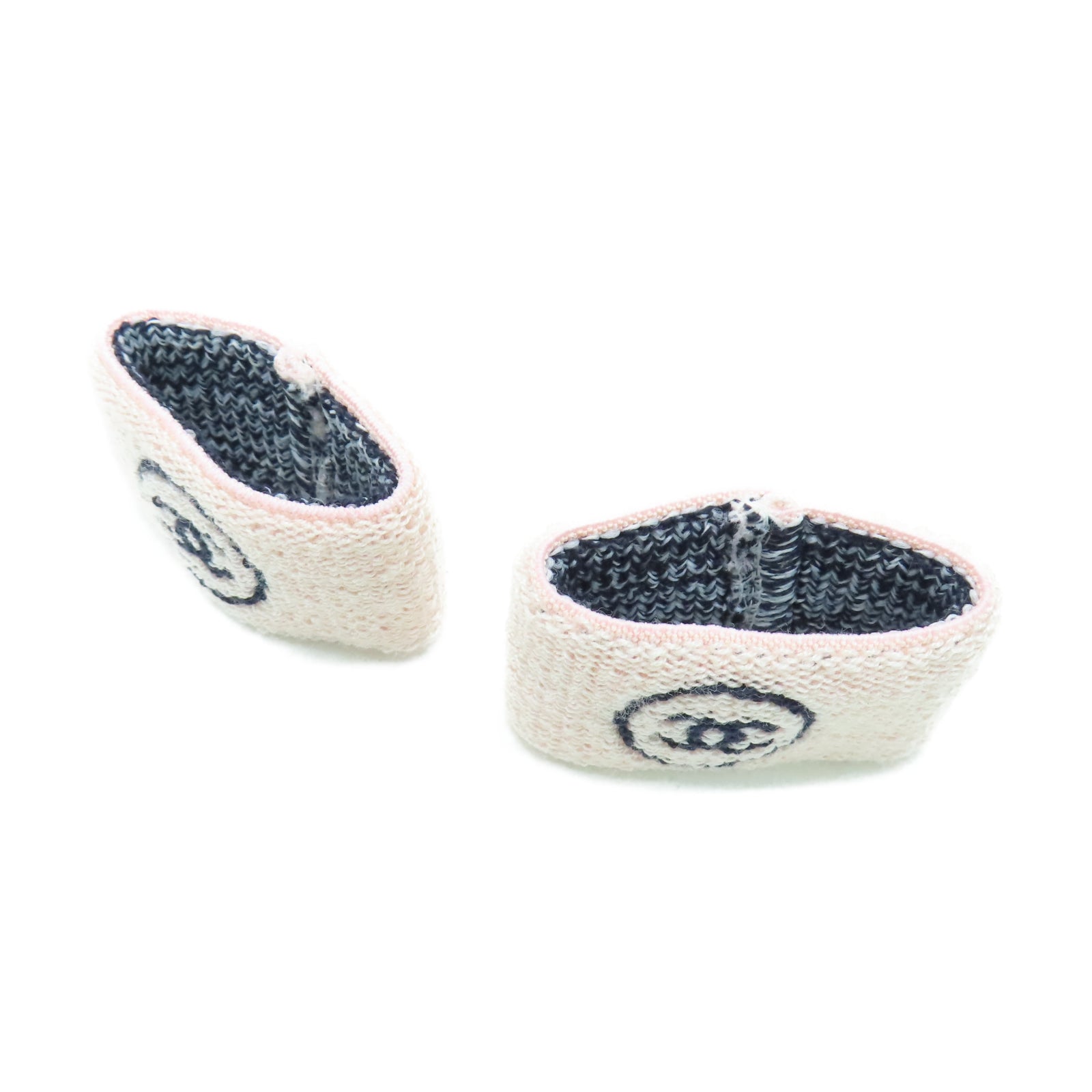 CHANEL布料Headband Set头带粉红色