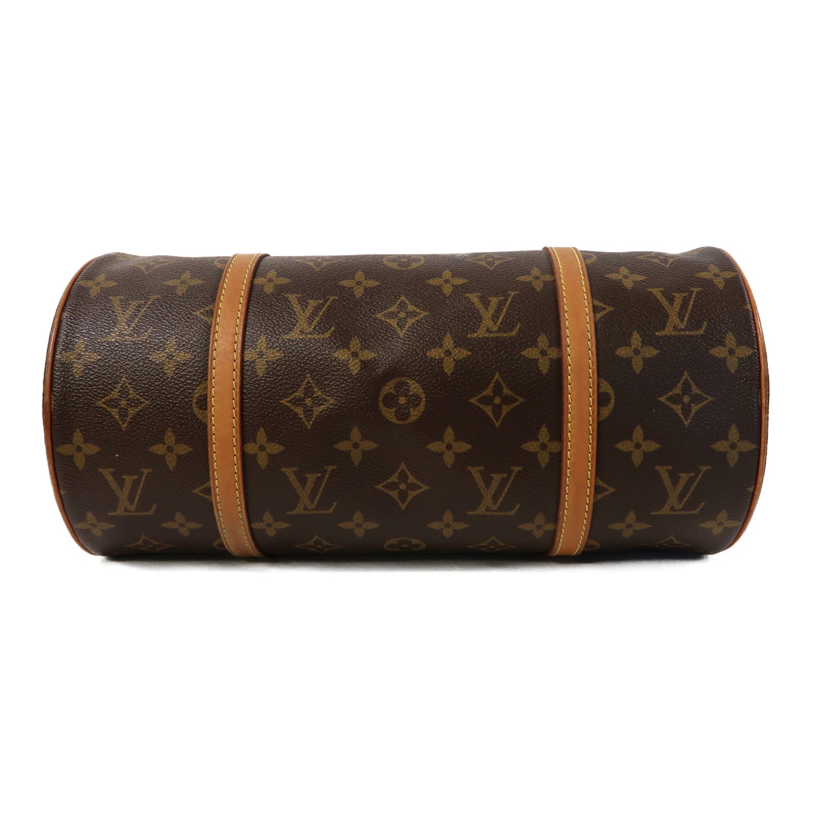 LOUIS VUITTON Monogram Papillon GM金扣肩背袋啡色