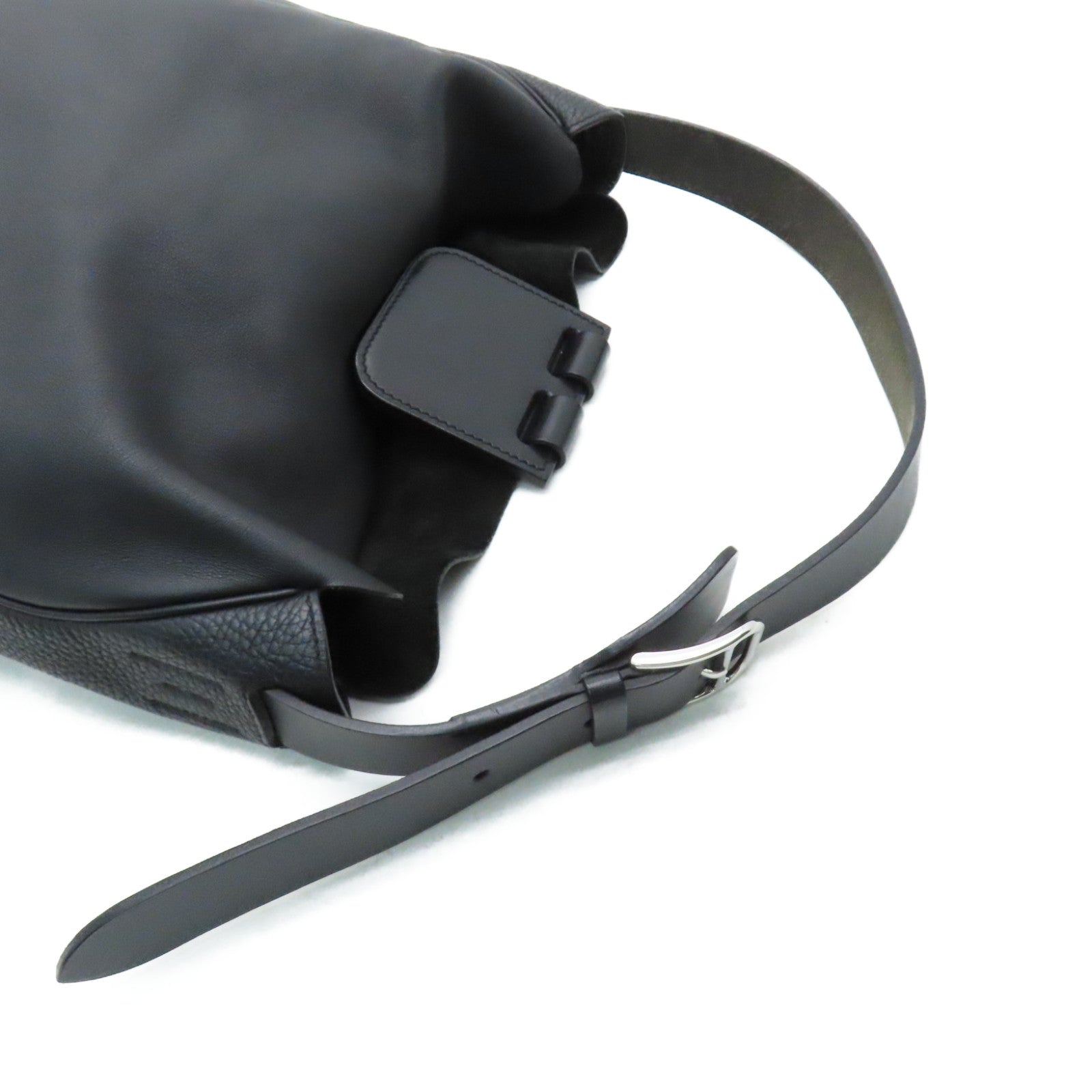 HERMES Swift皮革Virevolte 24 Shoulder Bag肩背袋黑色