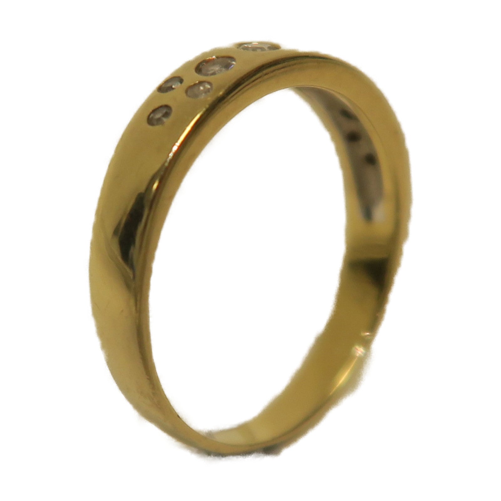 JEWELRY 18K黃金Diamond Ring戒指US#6.25金色