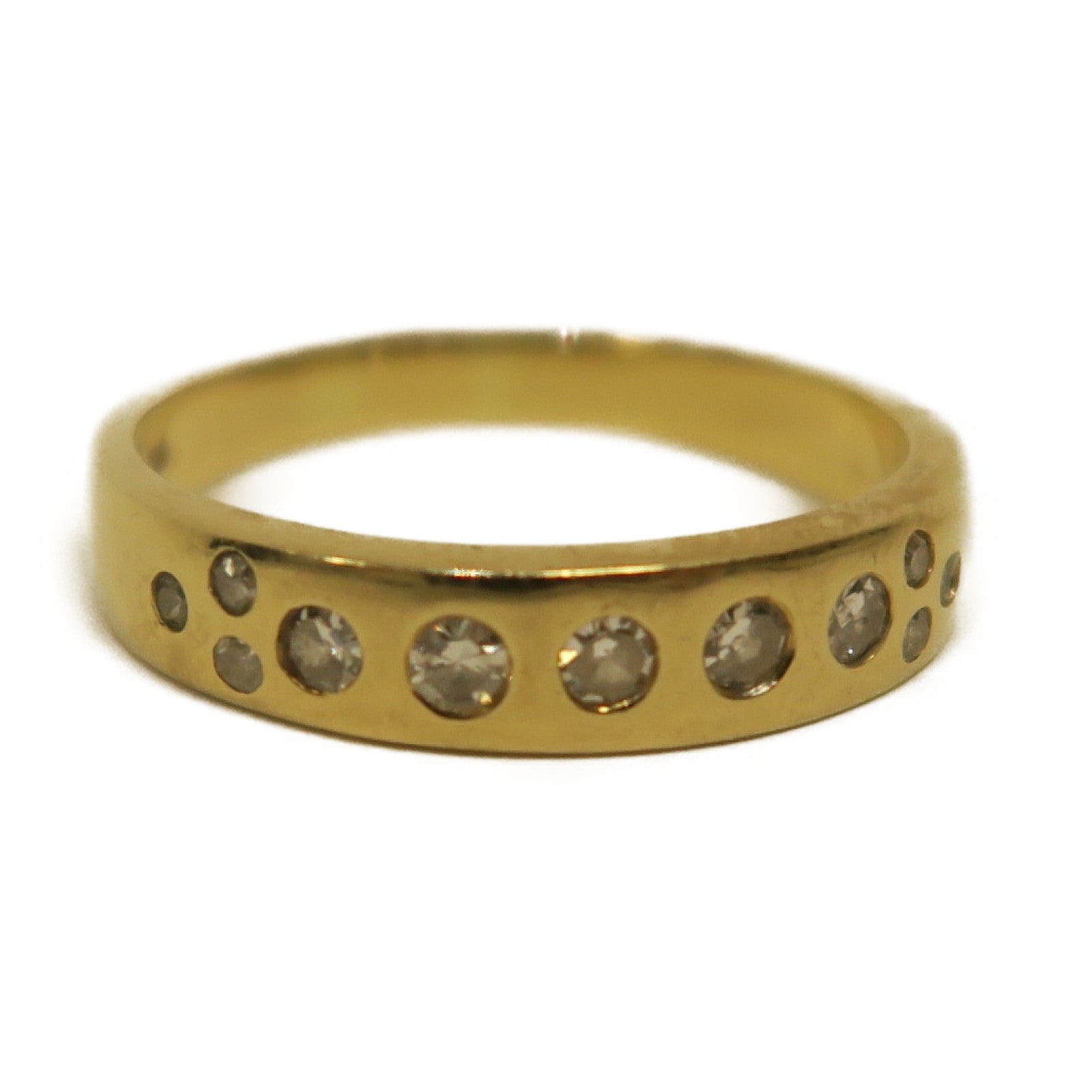 JEWELRY 18K黃金Diamond Ring戒指US#6.25金色