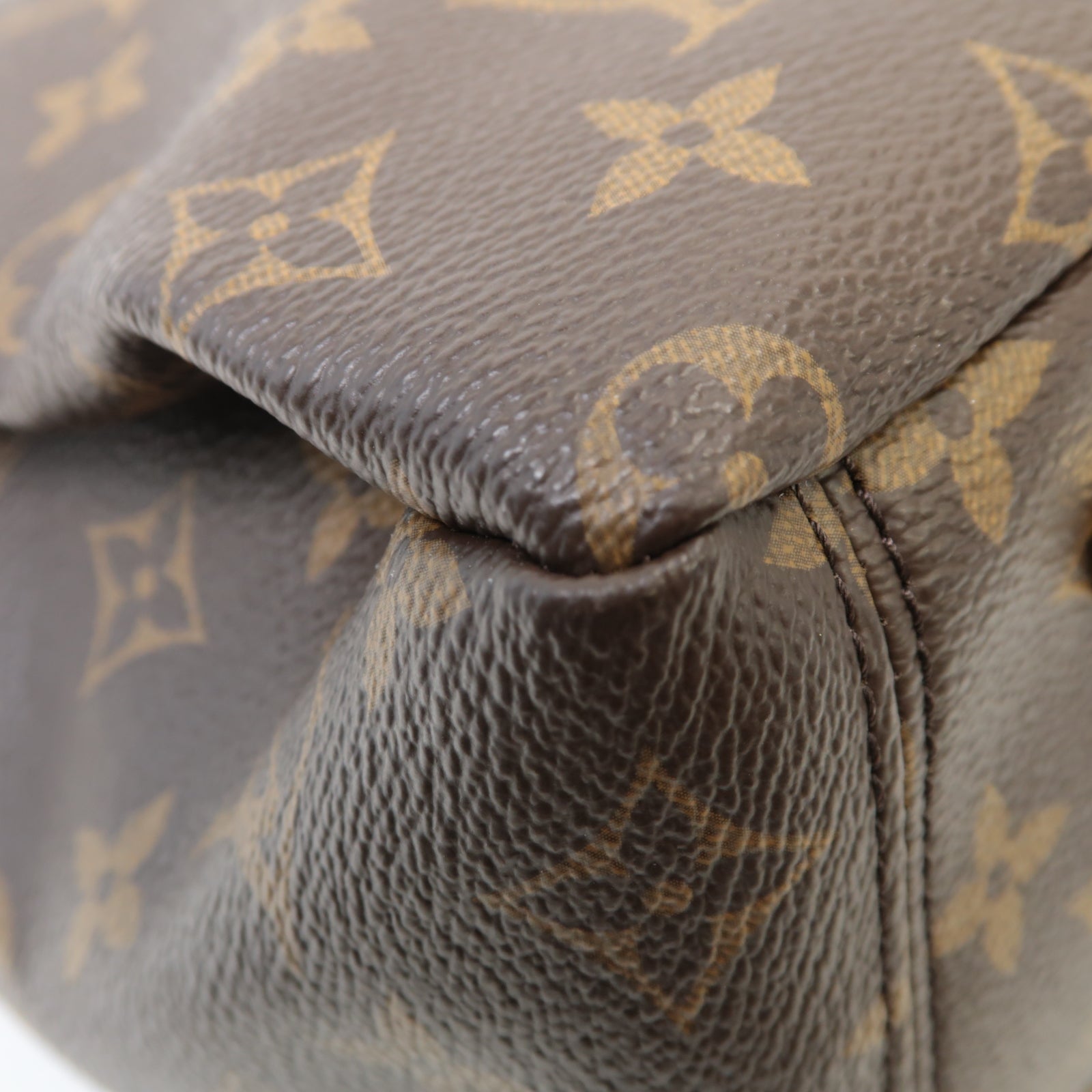 LOUIS VUITTON Monogram Pallas MM金扣手挽肩背兩用袋啡色