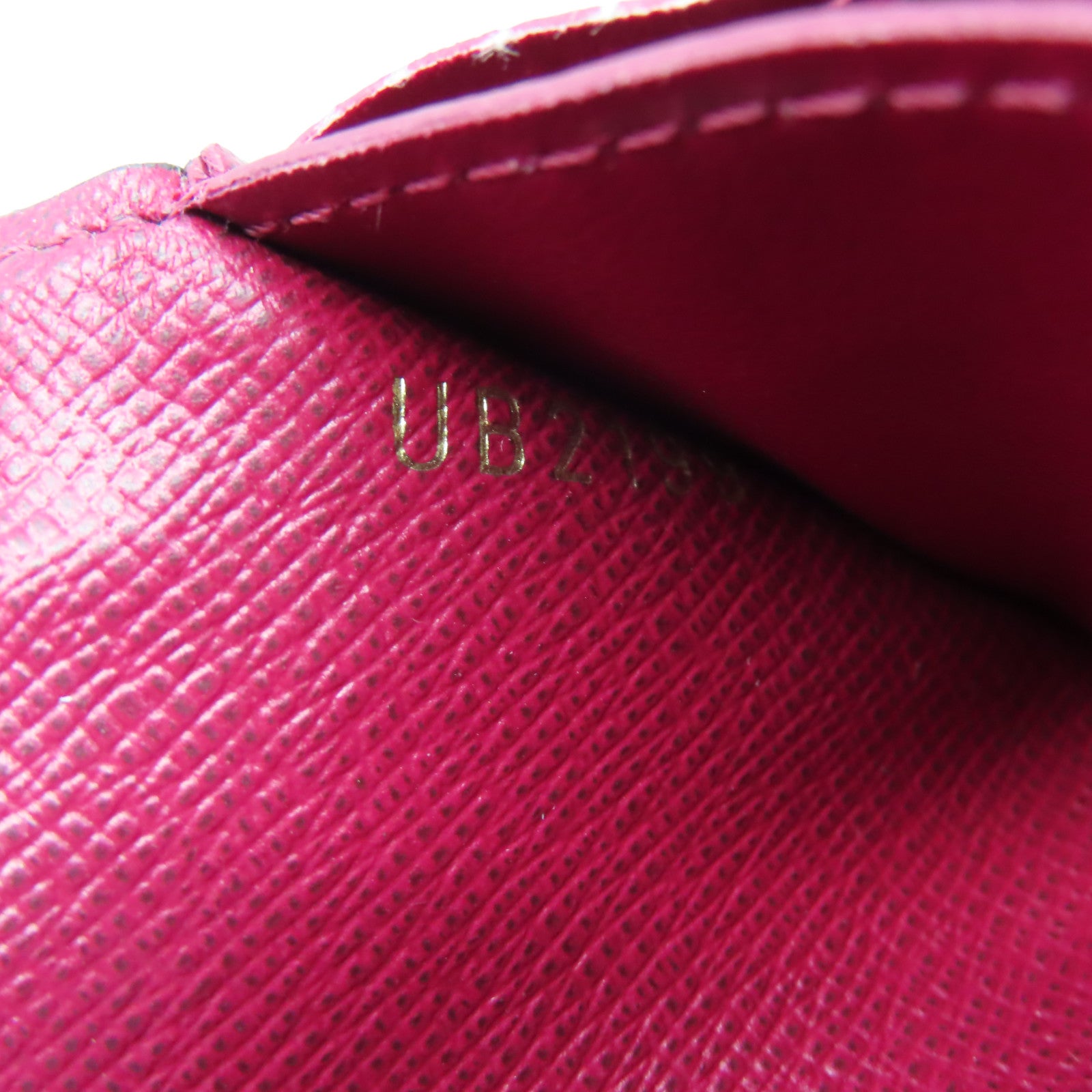 LOUIS VUITTON Monogram Card Case金扣卡片包棕色/紅色