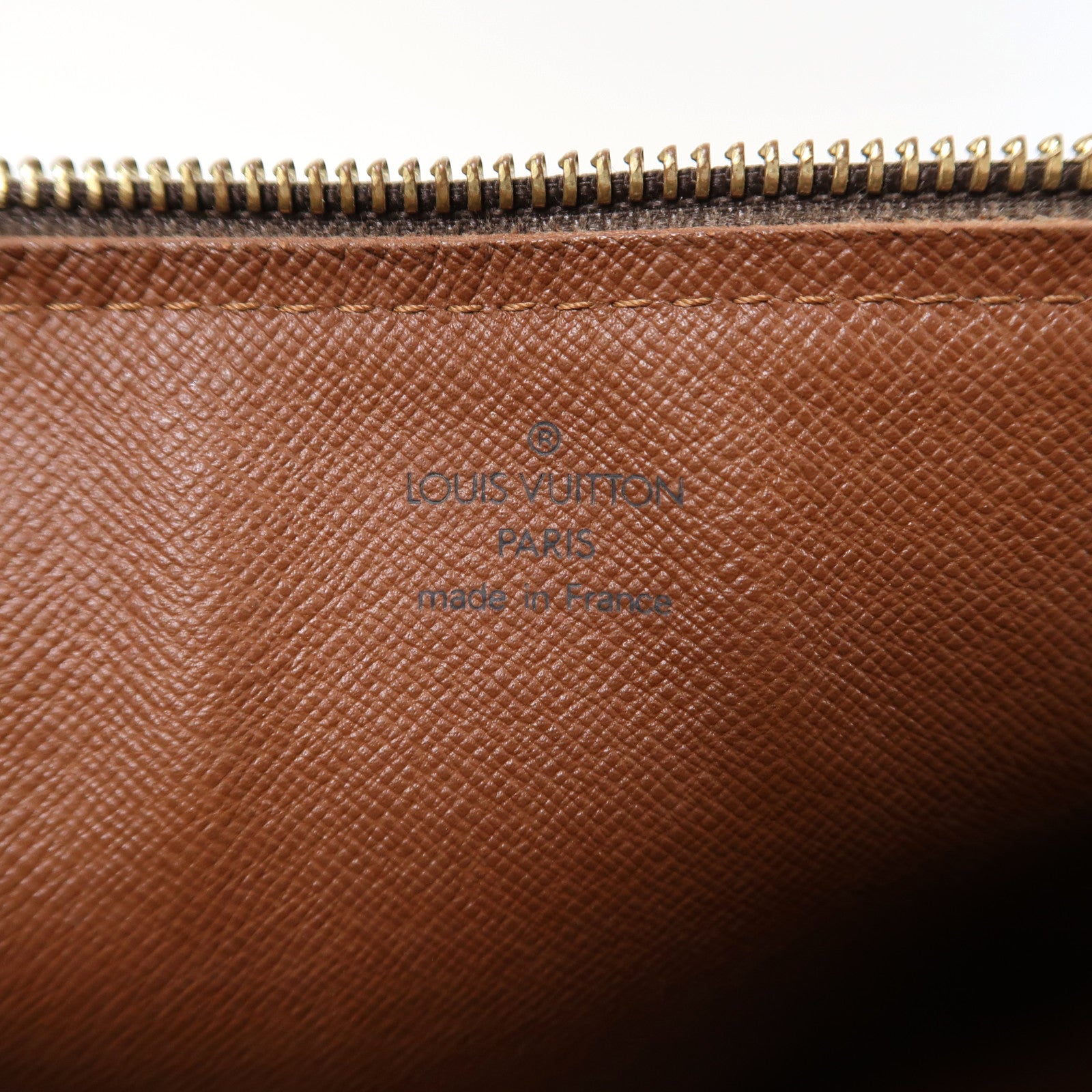 LOUIS VUITTON Monogram Papillon GM金扣肩背袋啡色
