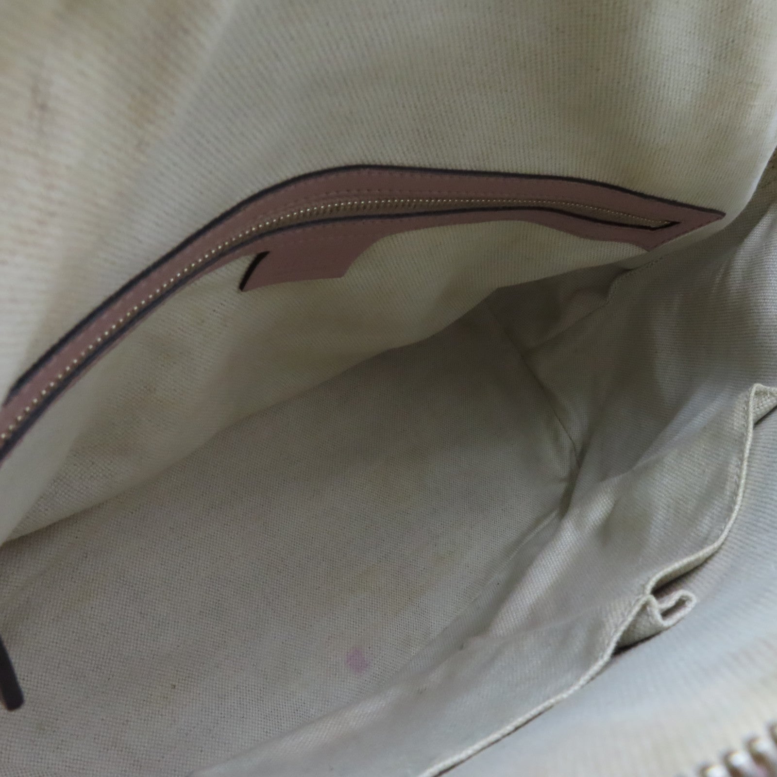 GUCCI patent leather 2way Shoulder Bag gold buckle handle shoulder bag beige