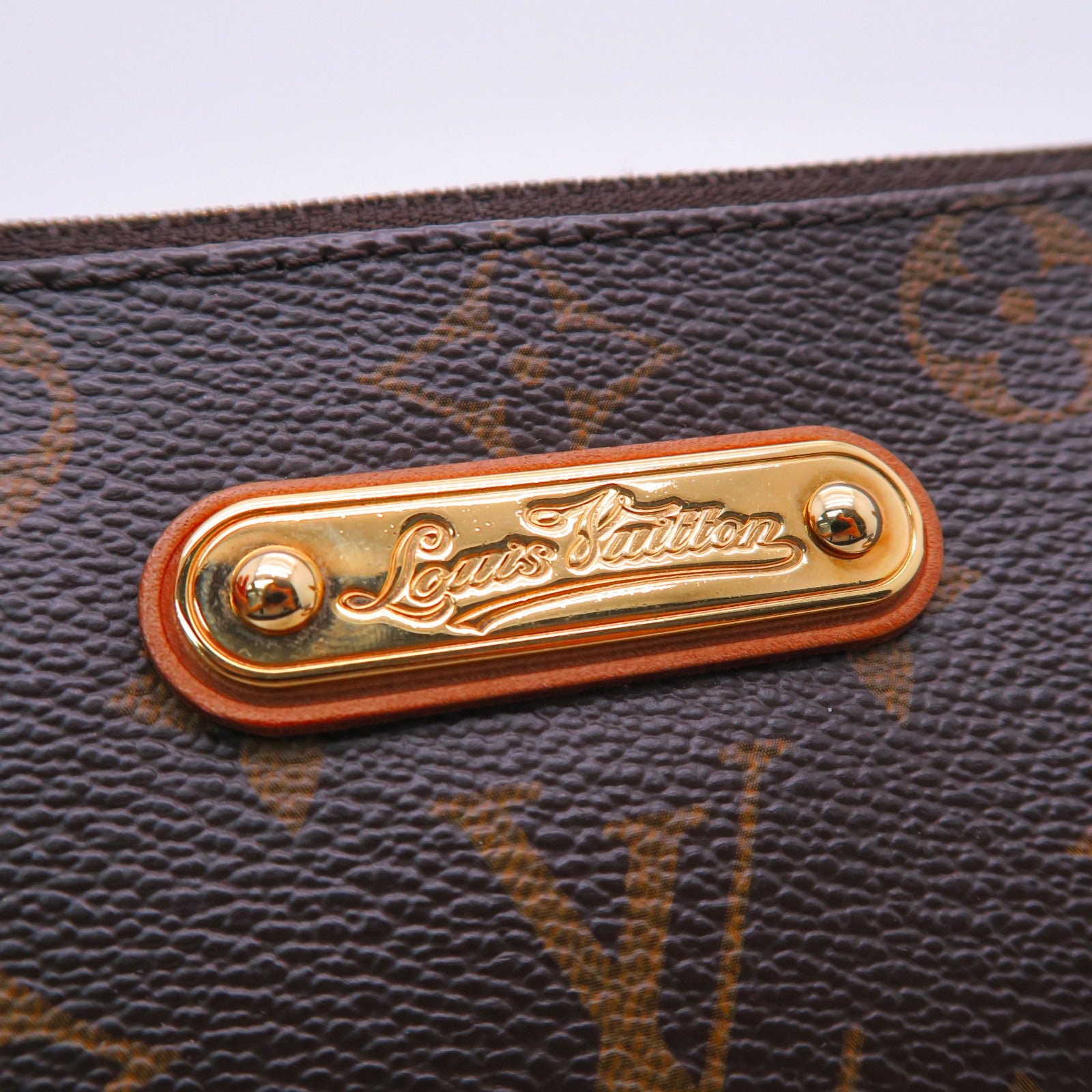 LOUIS VUITTON Monogram Eva金扣手挽肩背兩用袋棕色