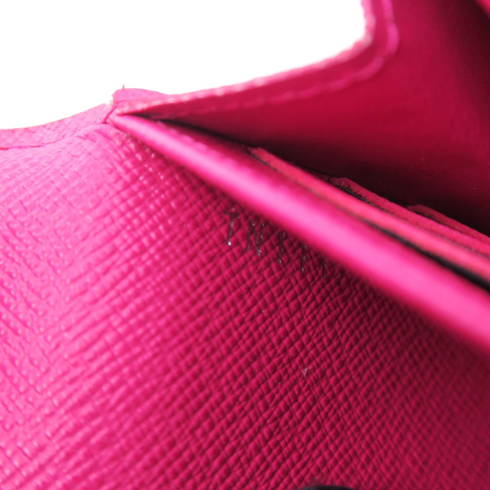 LOUIS VUITTON Epi Twist Wallet銀扣長錢包桃紅色