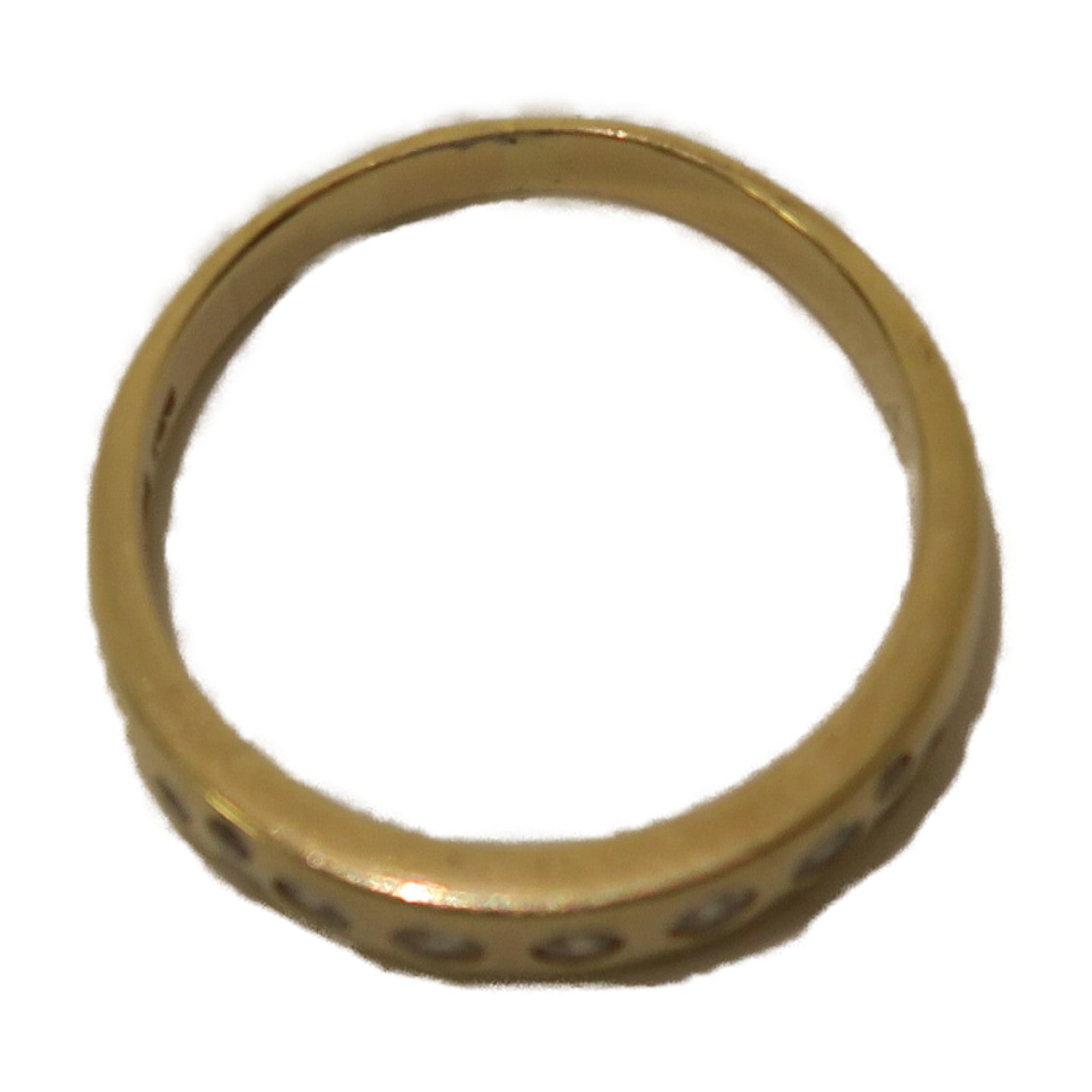 JEWELRY 18K黃金Diamond Ring戒指US#6.25金色