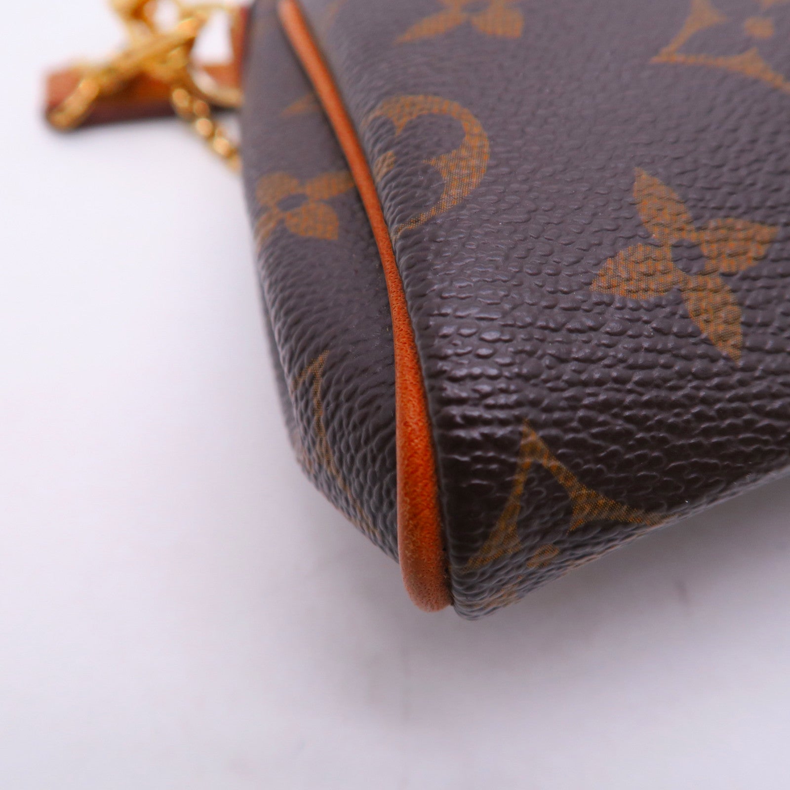LOUIS VUITTON Monogram Eva金扣手挽肩背兩用袋棕色