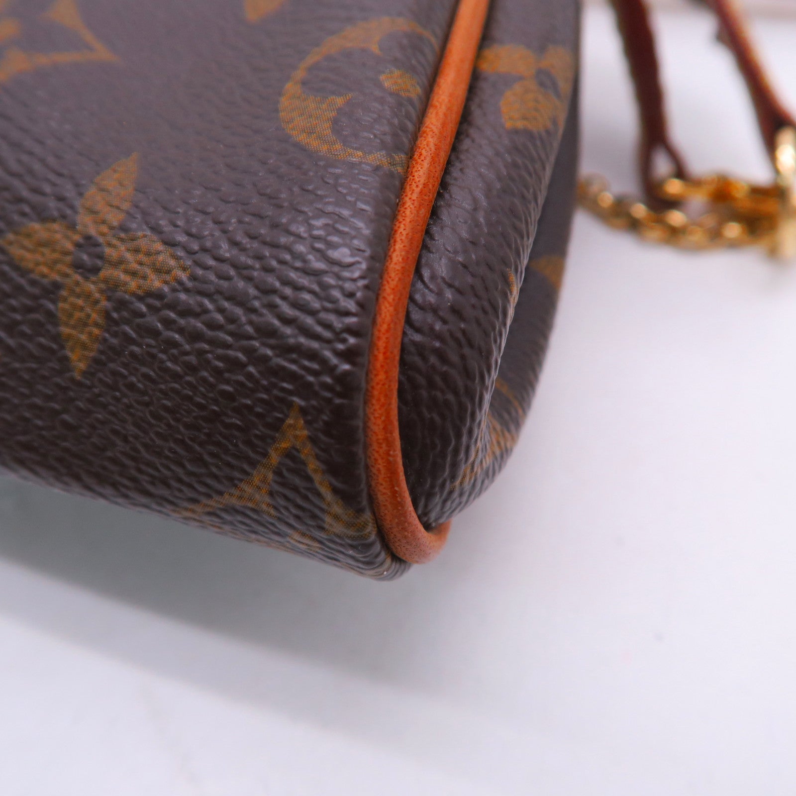 LOUIS VUITTON Monogram Eva金扣手挽肩背兩用袋棕色