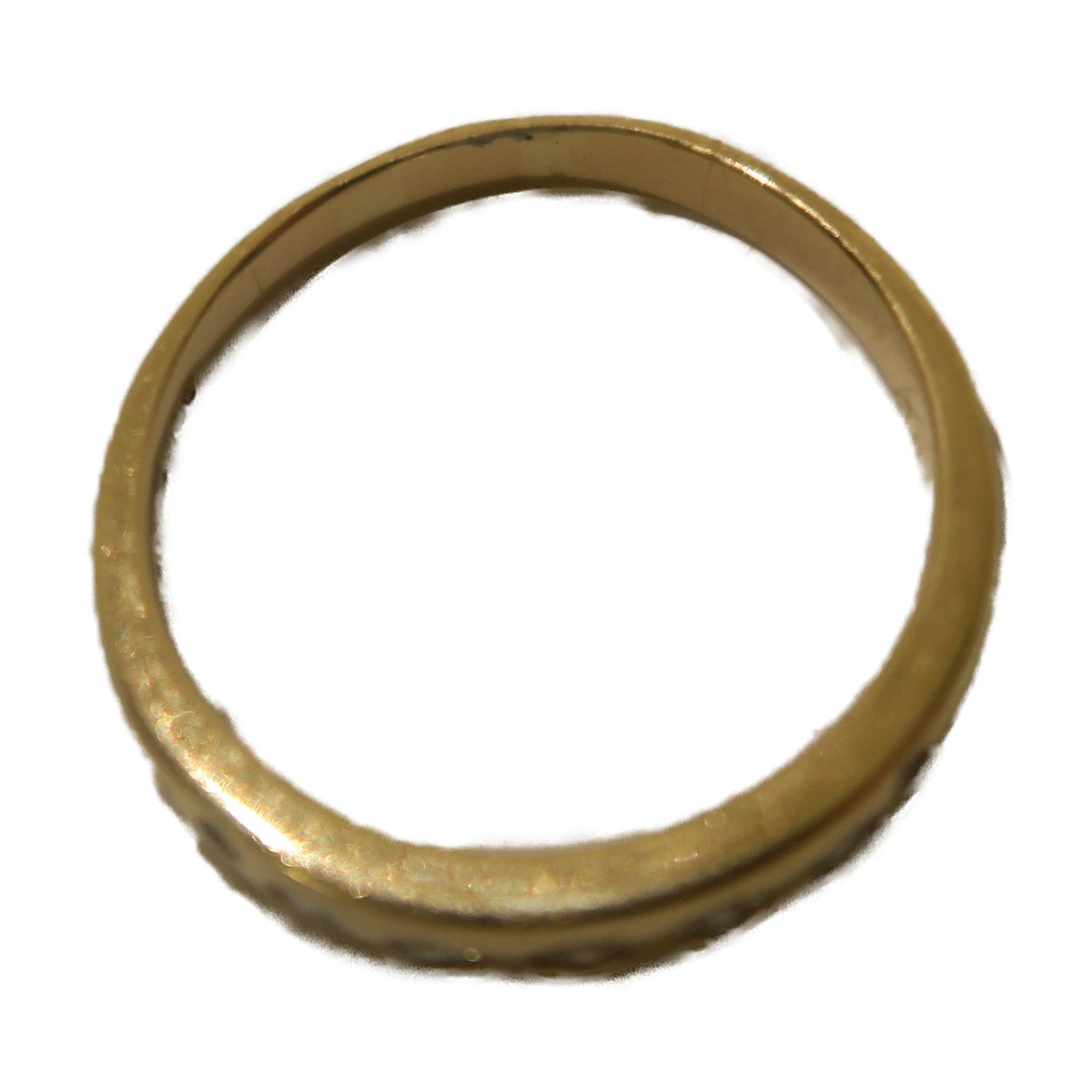 JEWELRY 18K黃金Diamond Ring戒指US#6.25金色