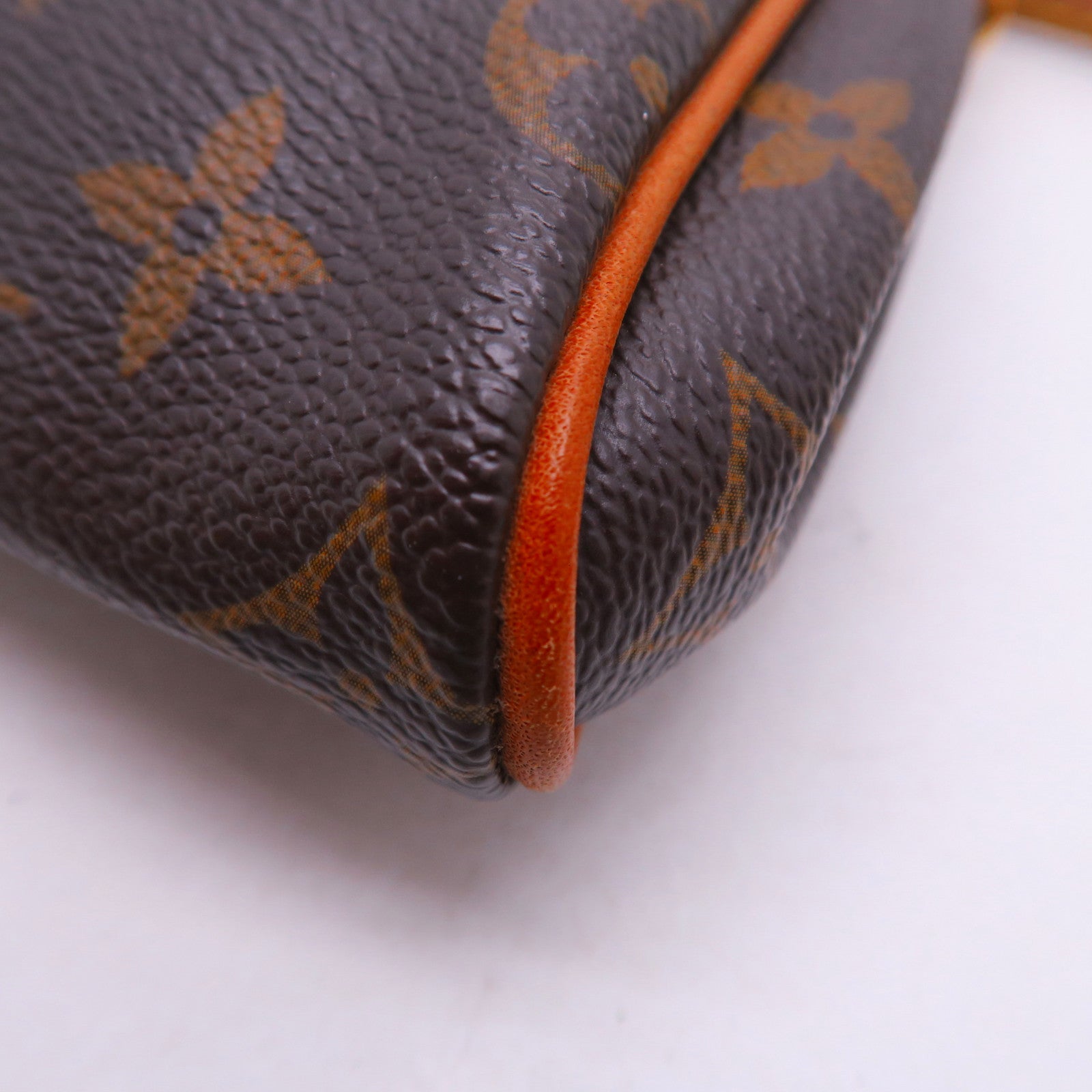 LOUIS VUITTON Monogram Eva金扣手挽肩背兩用袋棕色