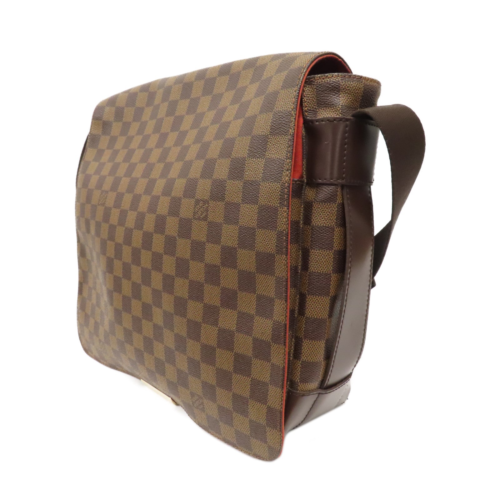 LOUIS VUITTON Damier Bastille金扣肩背袋啡色