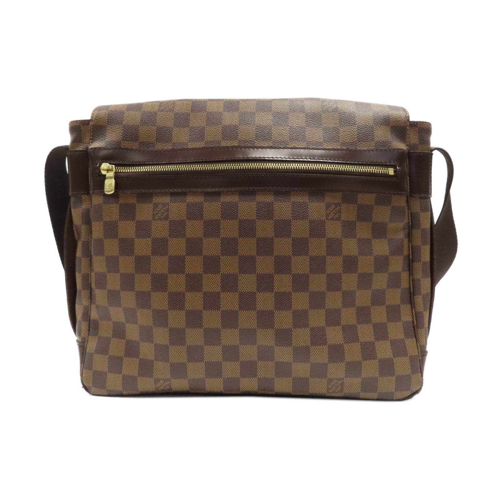 LOUIS VUITTON Damier Bastille金扣肩背袋啡色