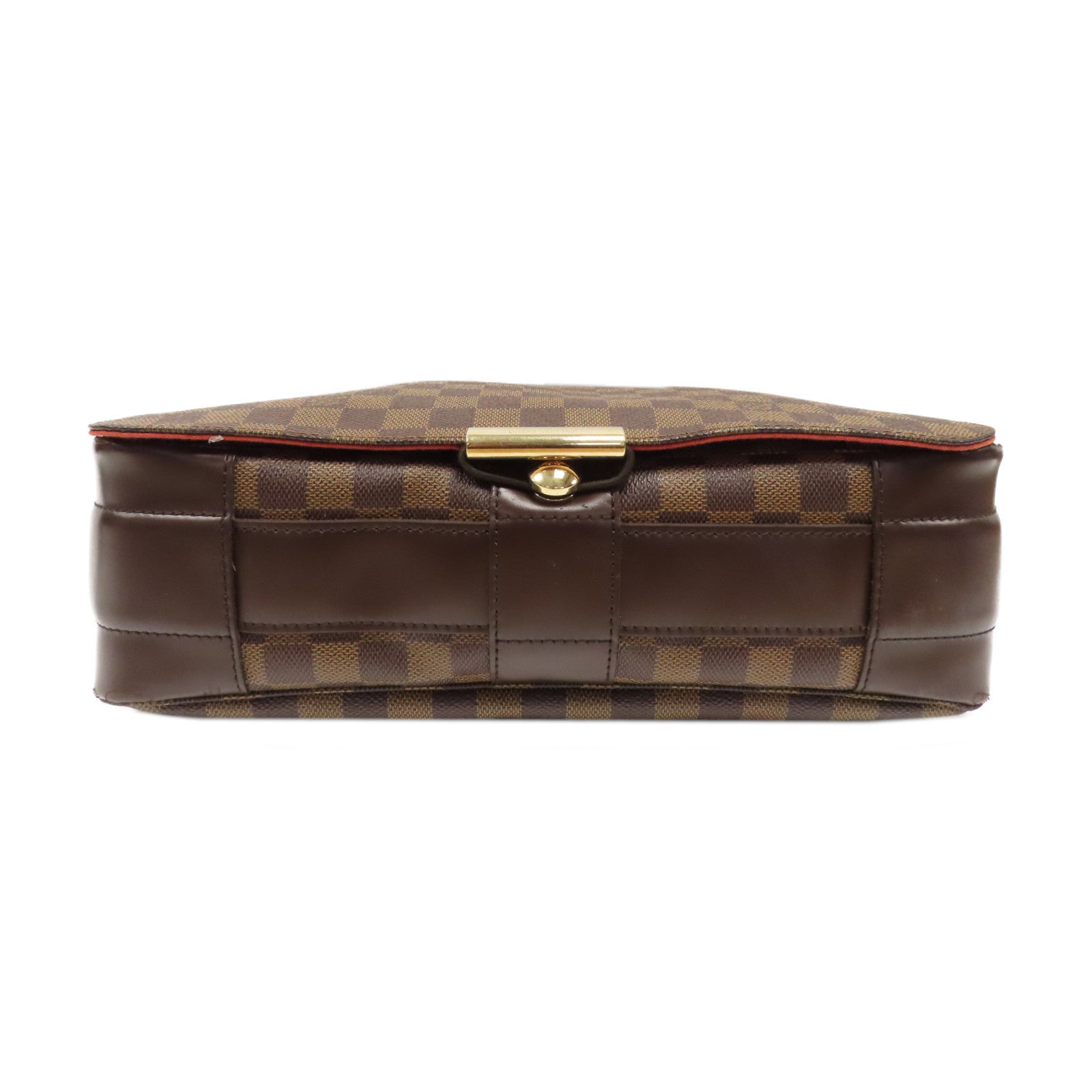 LOUIS VUITTON Damier Bastille金扣肩背袋啡色