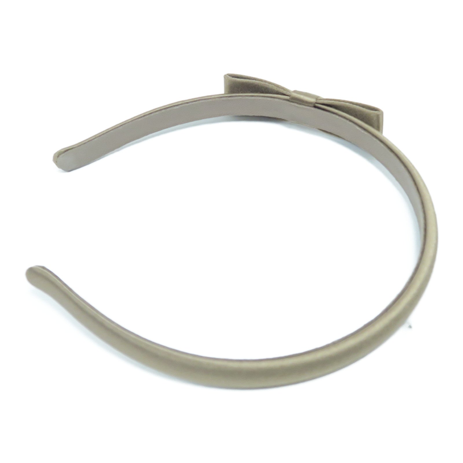 Valentino 牛皮皮革Headband頭箍金色