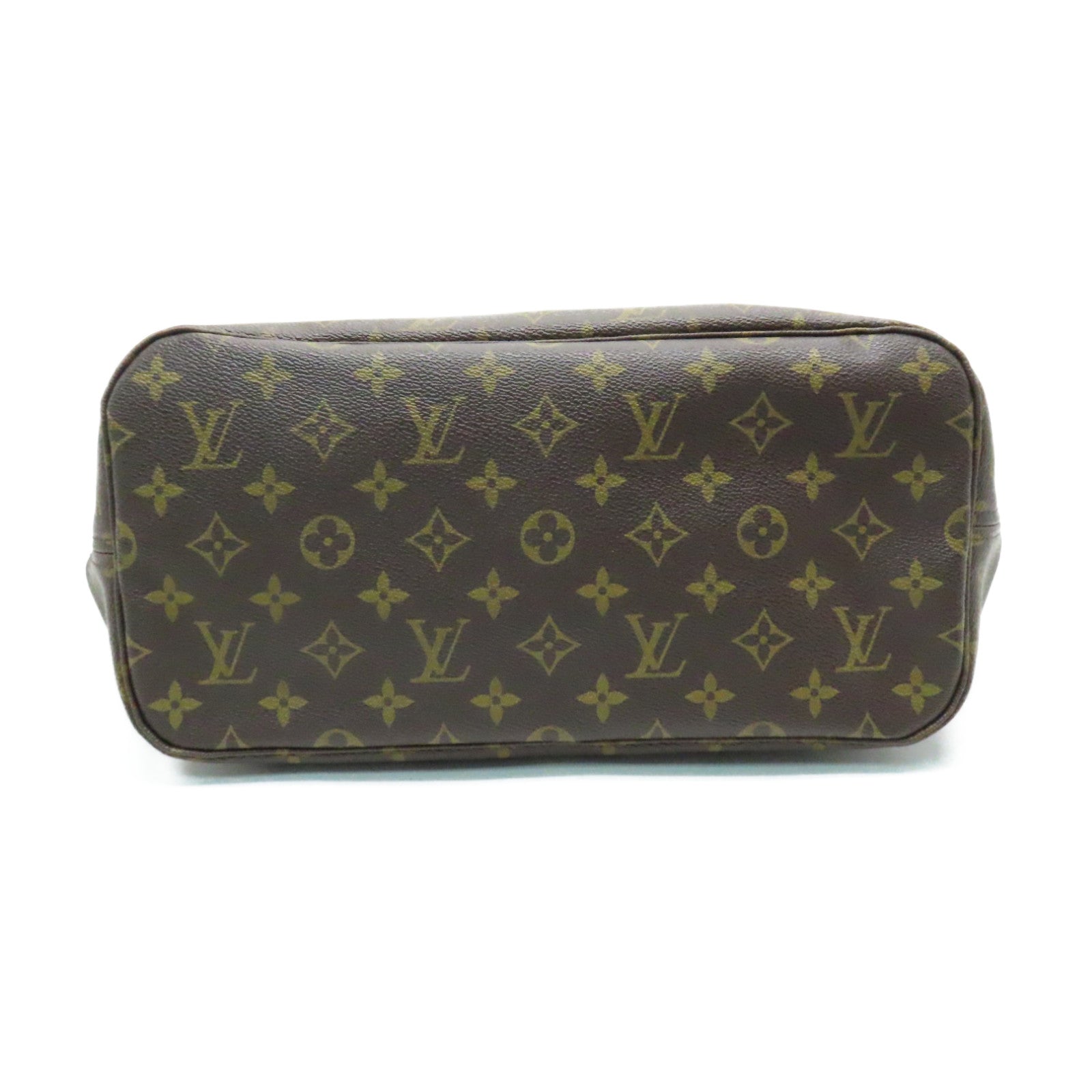 LOUIS VUITTON Monogram Neverfull MM Tote Bag肩背袋啡色