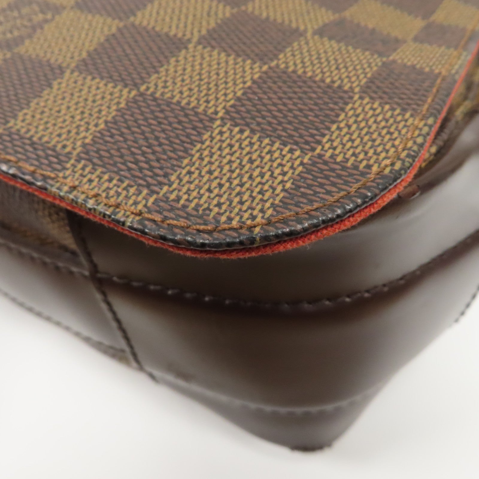 LOUIS VUITTON Damier Bastille金扣肩背袋啡色