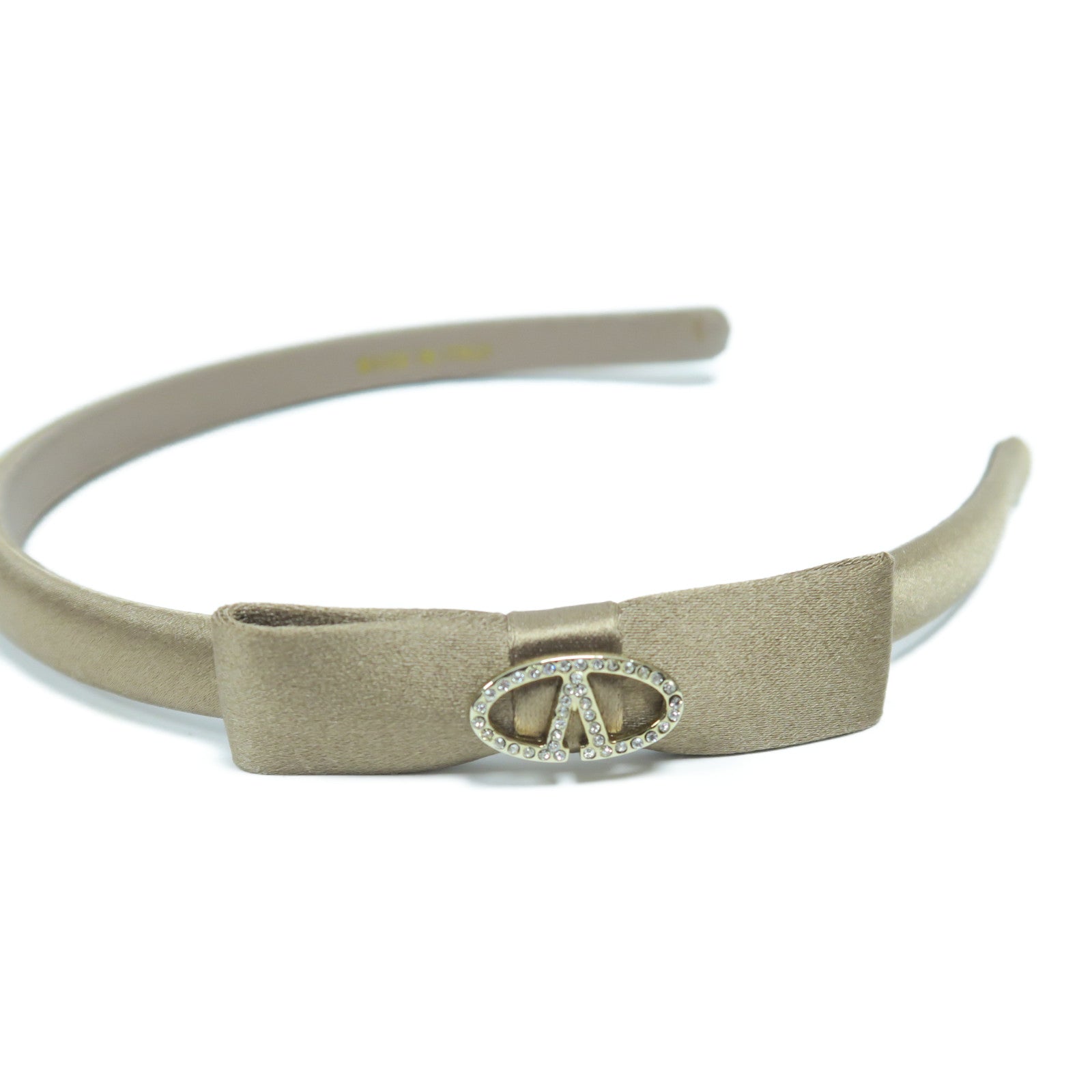 Valentino 牛皮皮革Headband頭箍金色