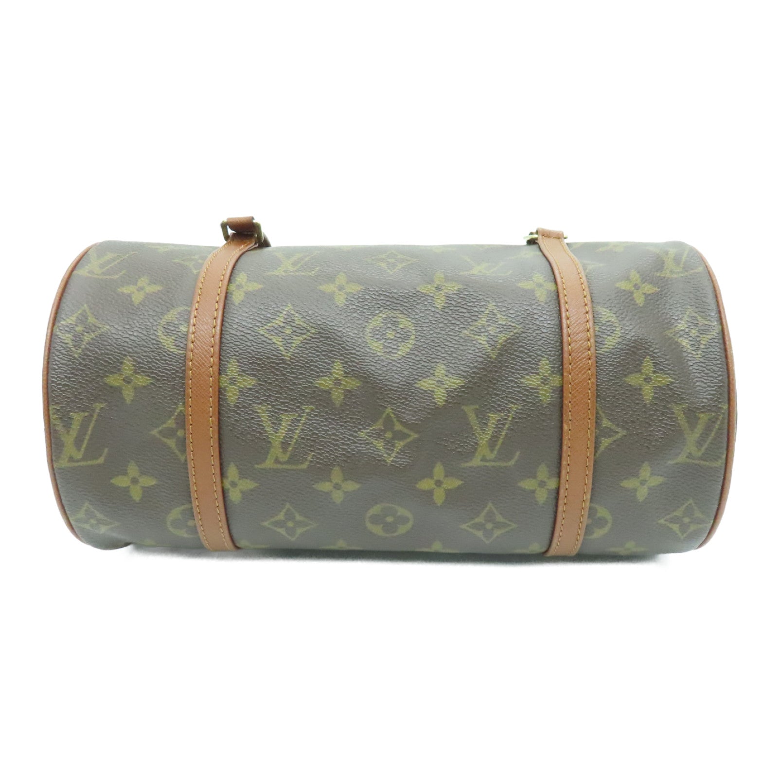 LOUIS VUITTON Monogram Papillon PM金扣肩背袋啡色